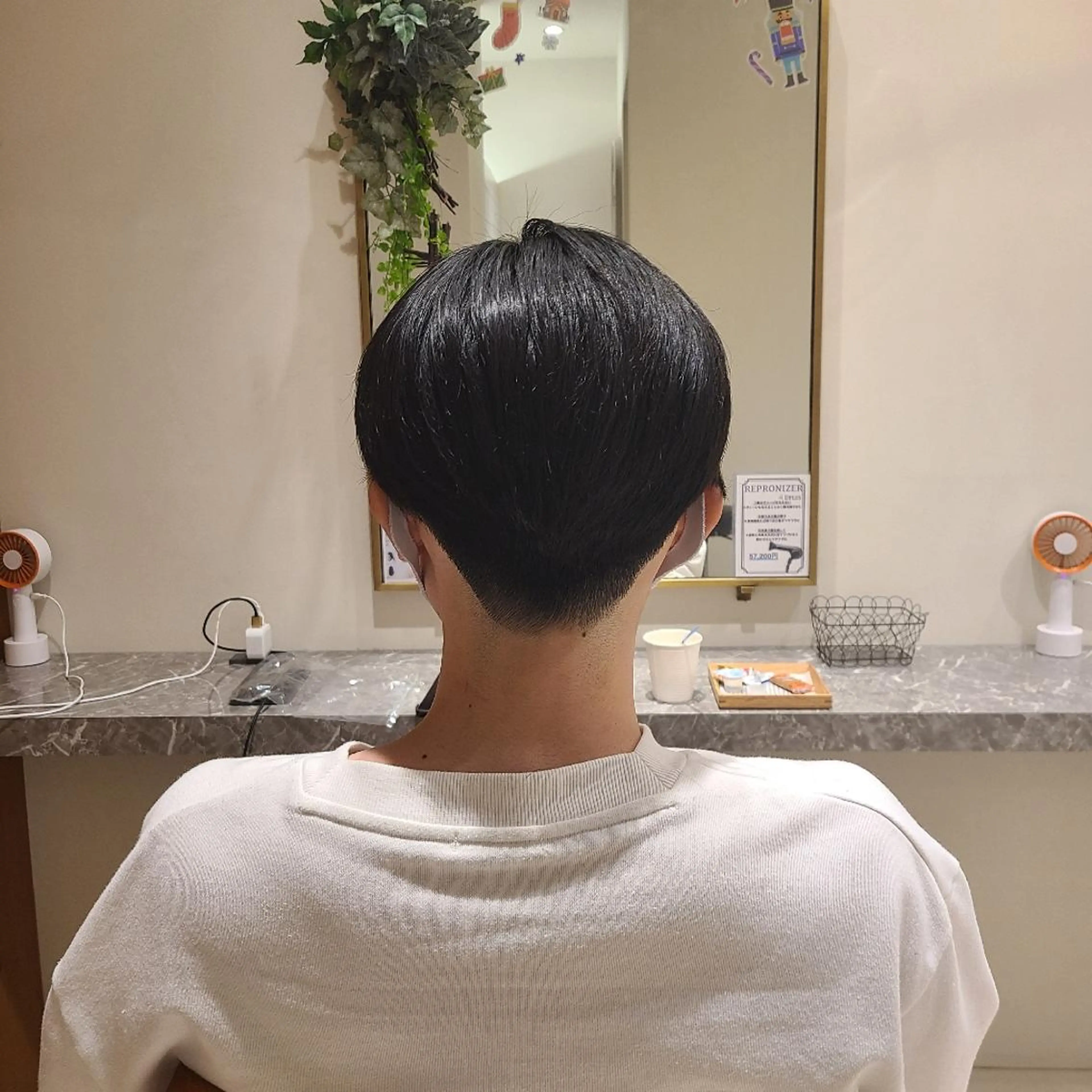 ミディアム メンズ カット トリートメント 中井 啓悟のヘアスタイル