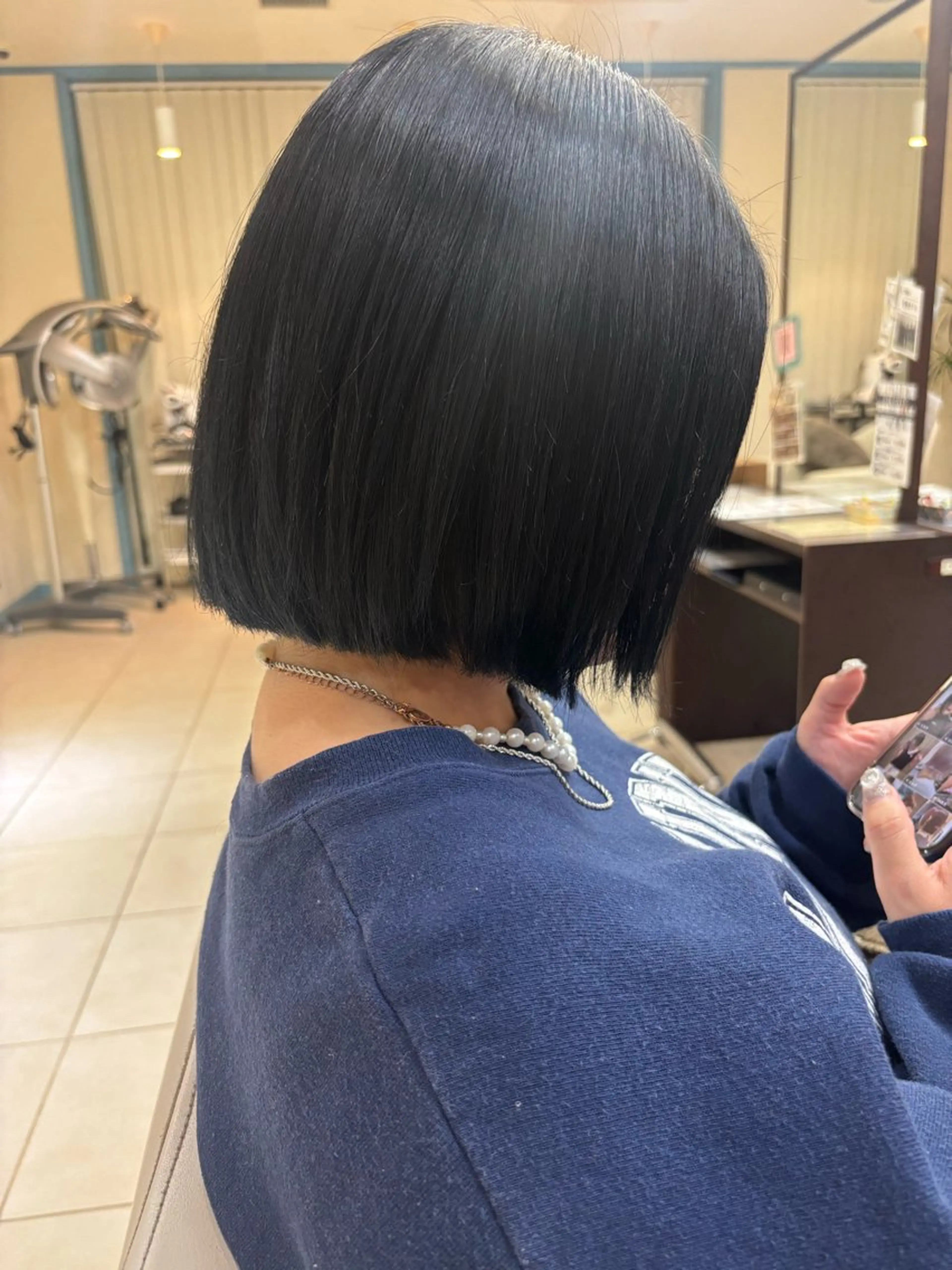 🎀《ブリーチなしワンカラー》🎀やさしい色味でツヤっと可愛く仕上げるナチュラルカラー🫧の写真