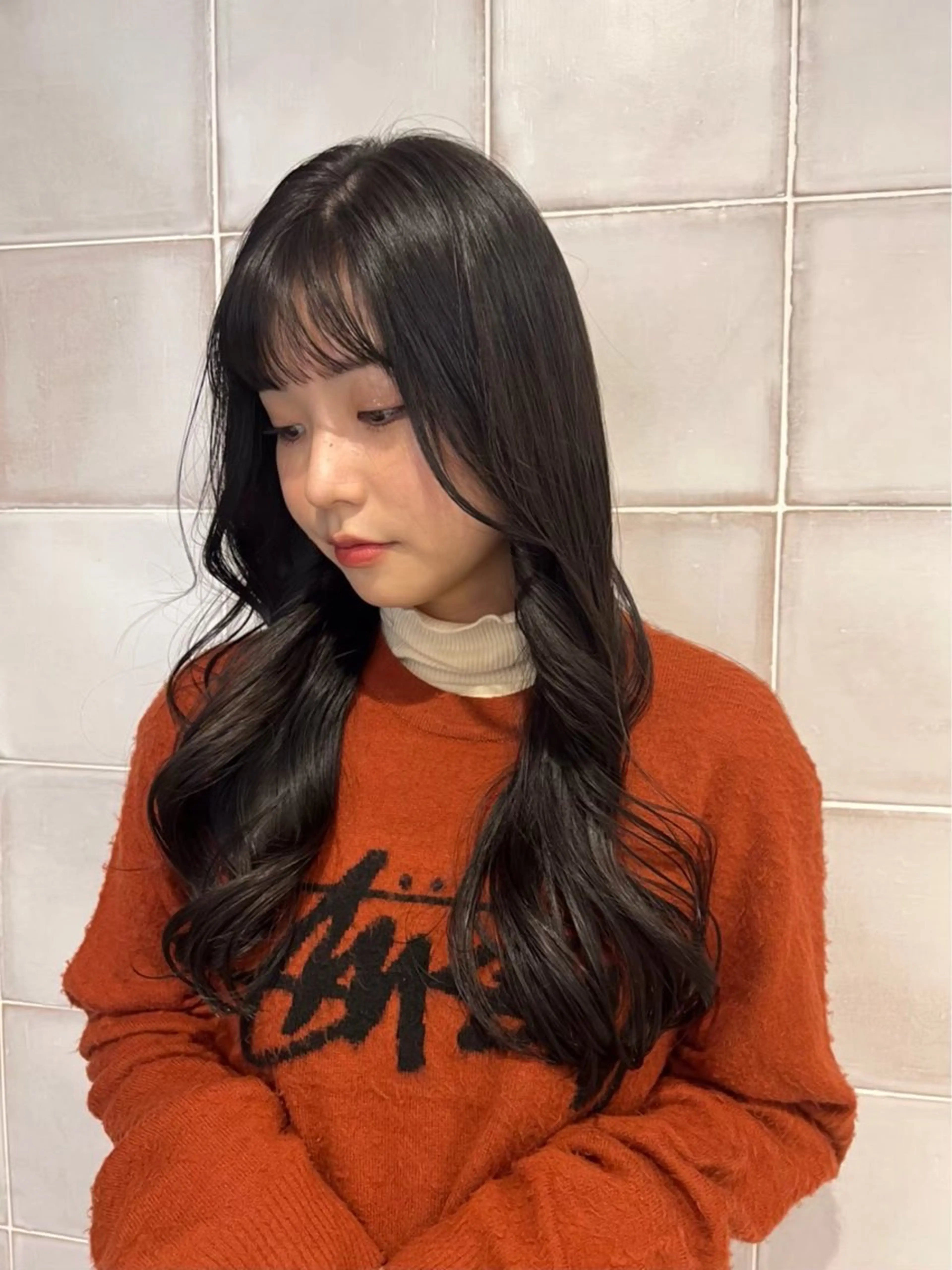 ロング カラー 野田 聖輝のヘアスタイル