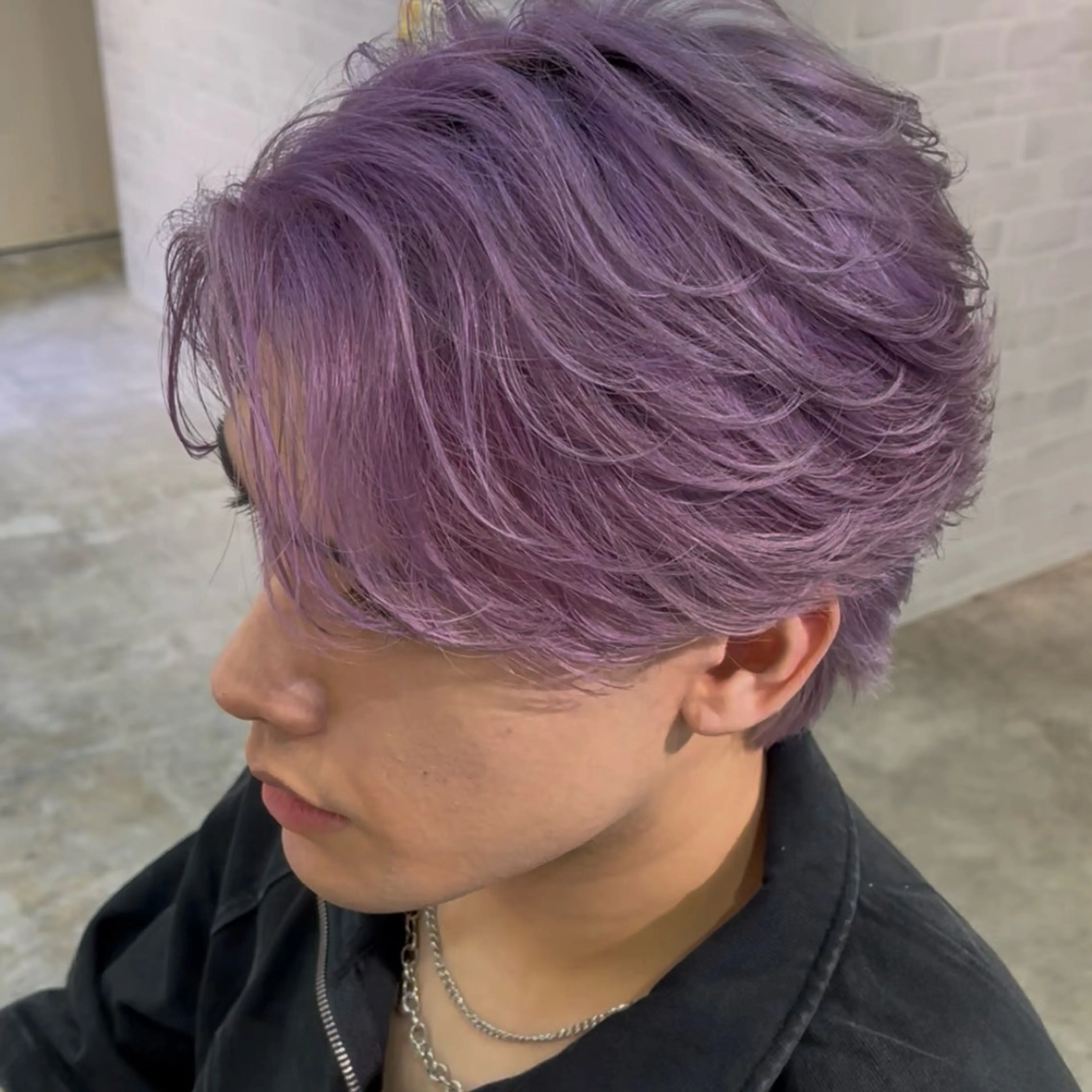 メンズ ヘアセット フェザーパーマ🌙 毛流れ yuzukiのヘアスタイル