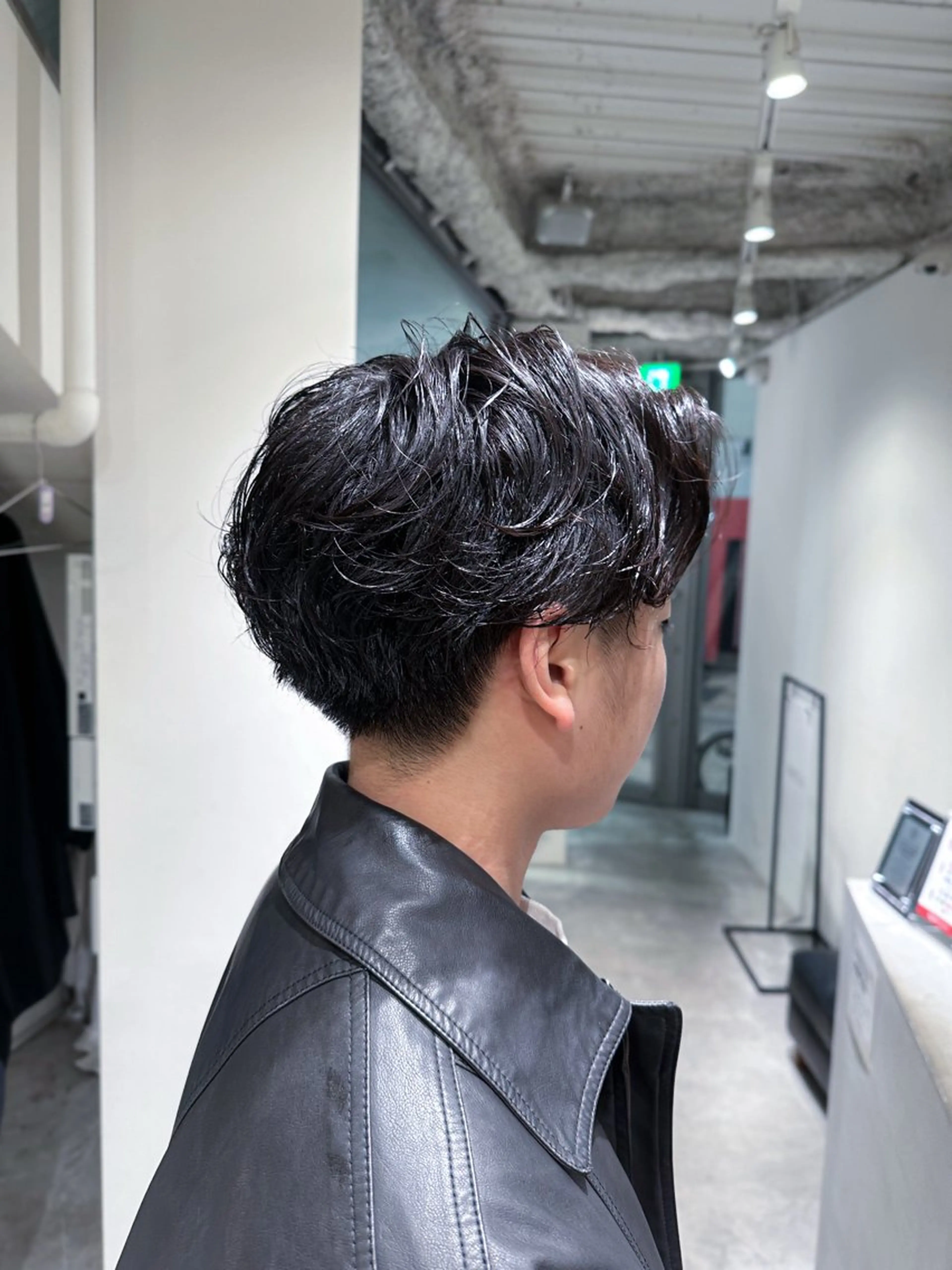 パーマ ニュアンスパーマ カット パーマ 松岡 陸弥のヘアスタイル