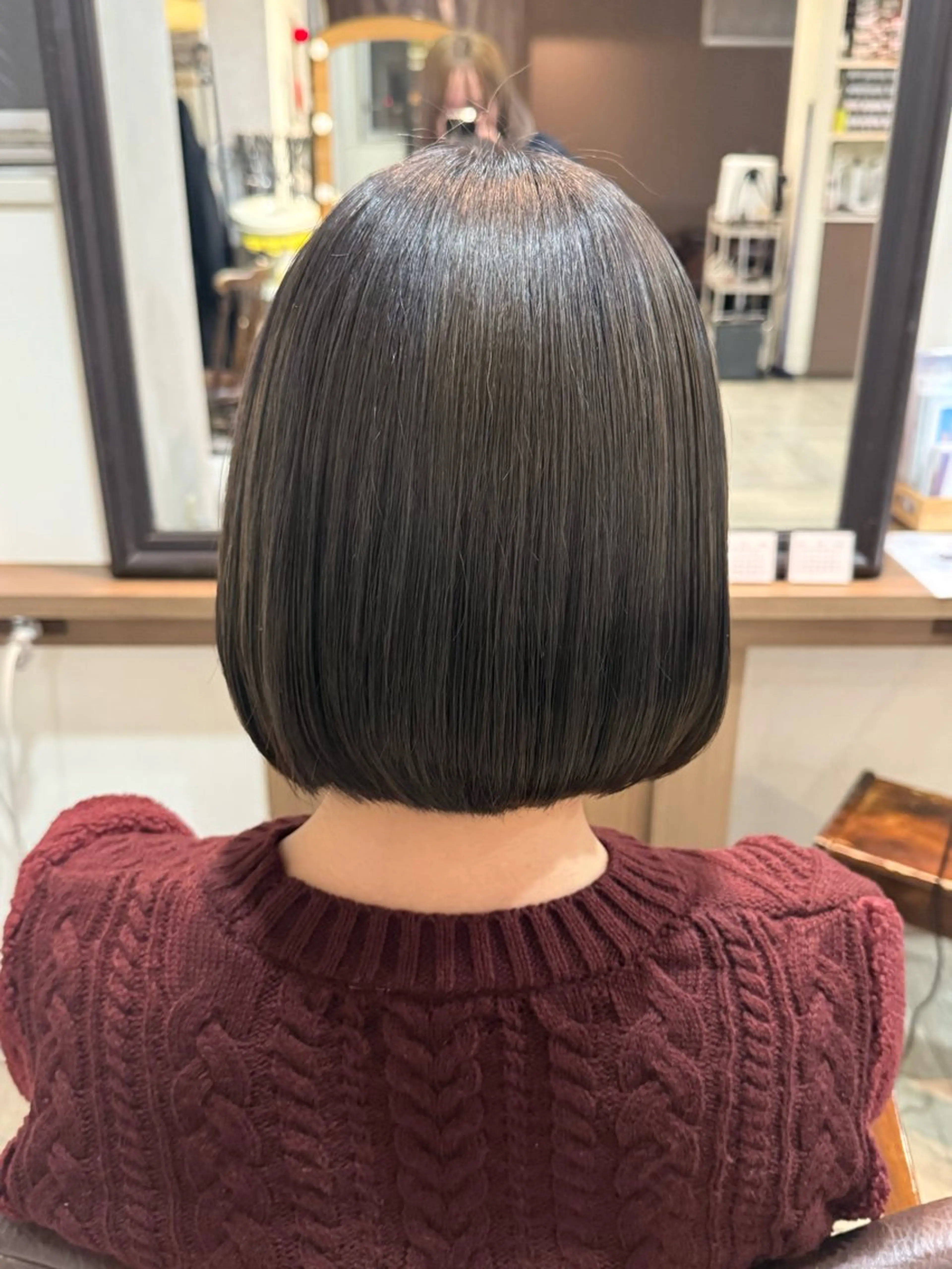 ショート ヘアカラー 木場 麗咲のヘアスタイル