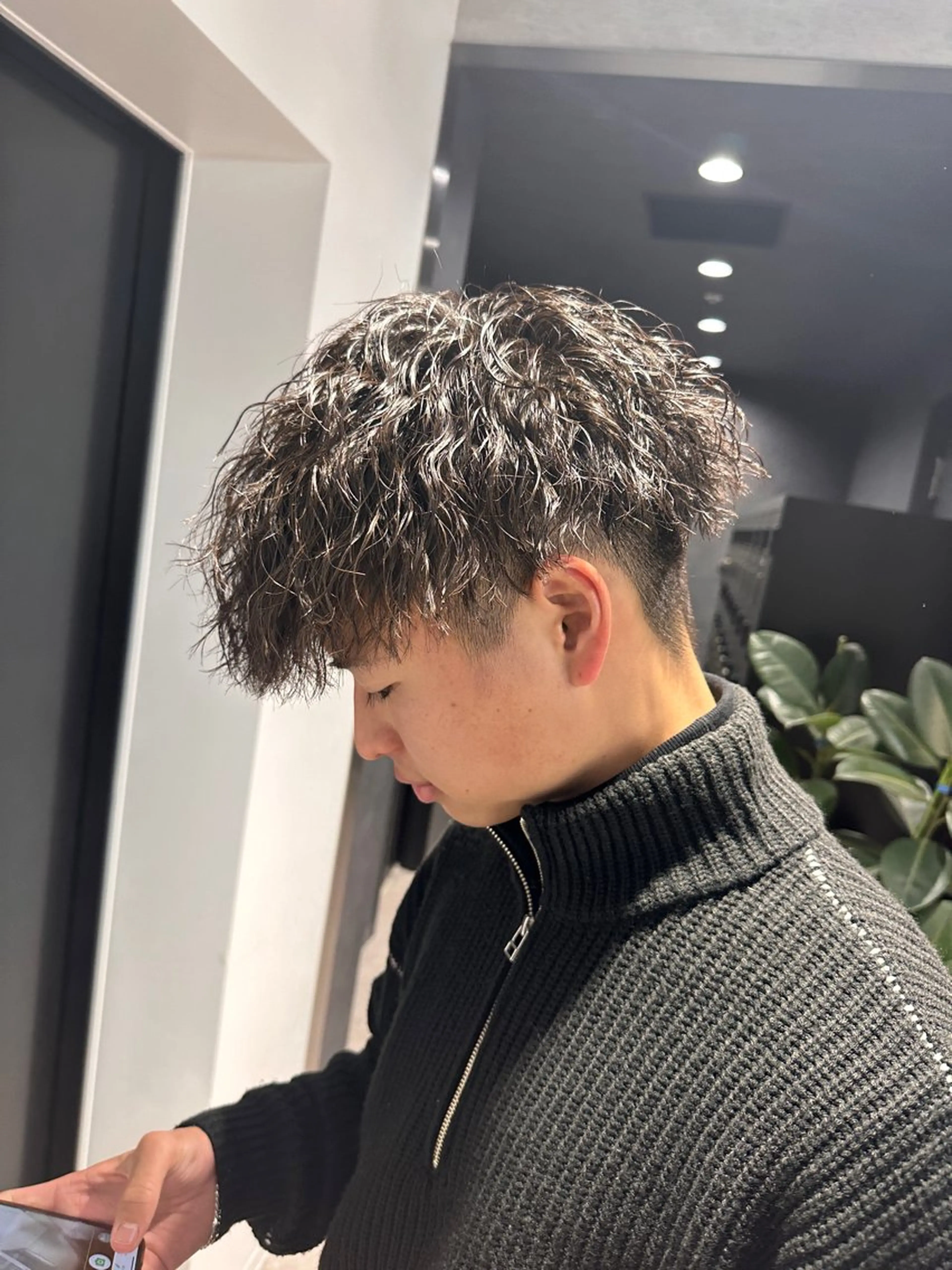 ショート パーマ メンズ 【メンズサロン】 BLUCK 横浜のヘアスタイル