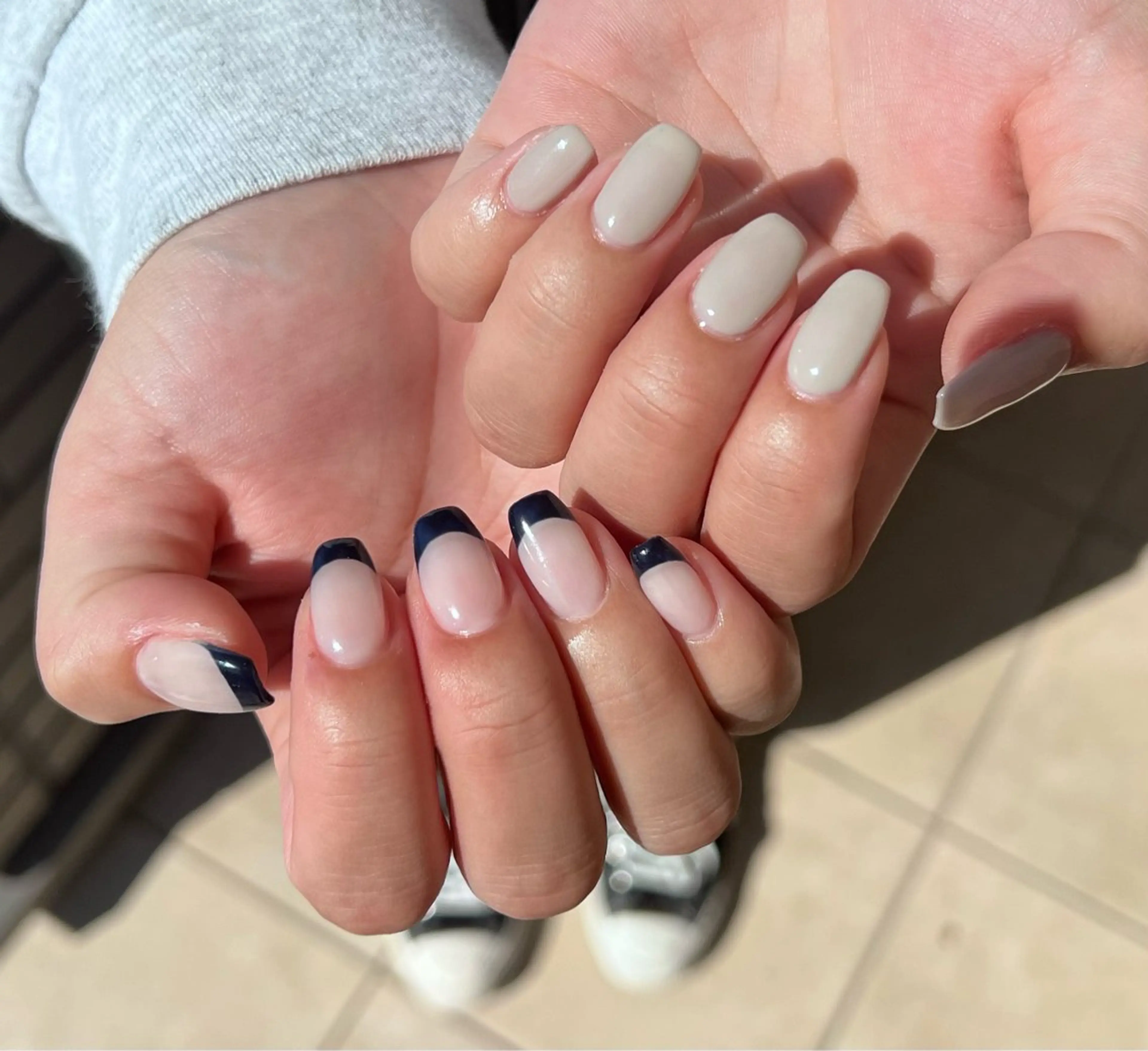 ネイル フレンチネイル ワンカラーネイル charmant nailのネイルデザイン