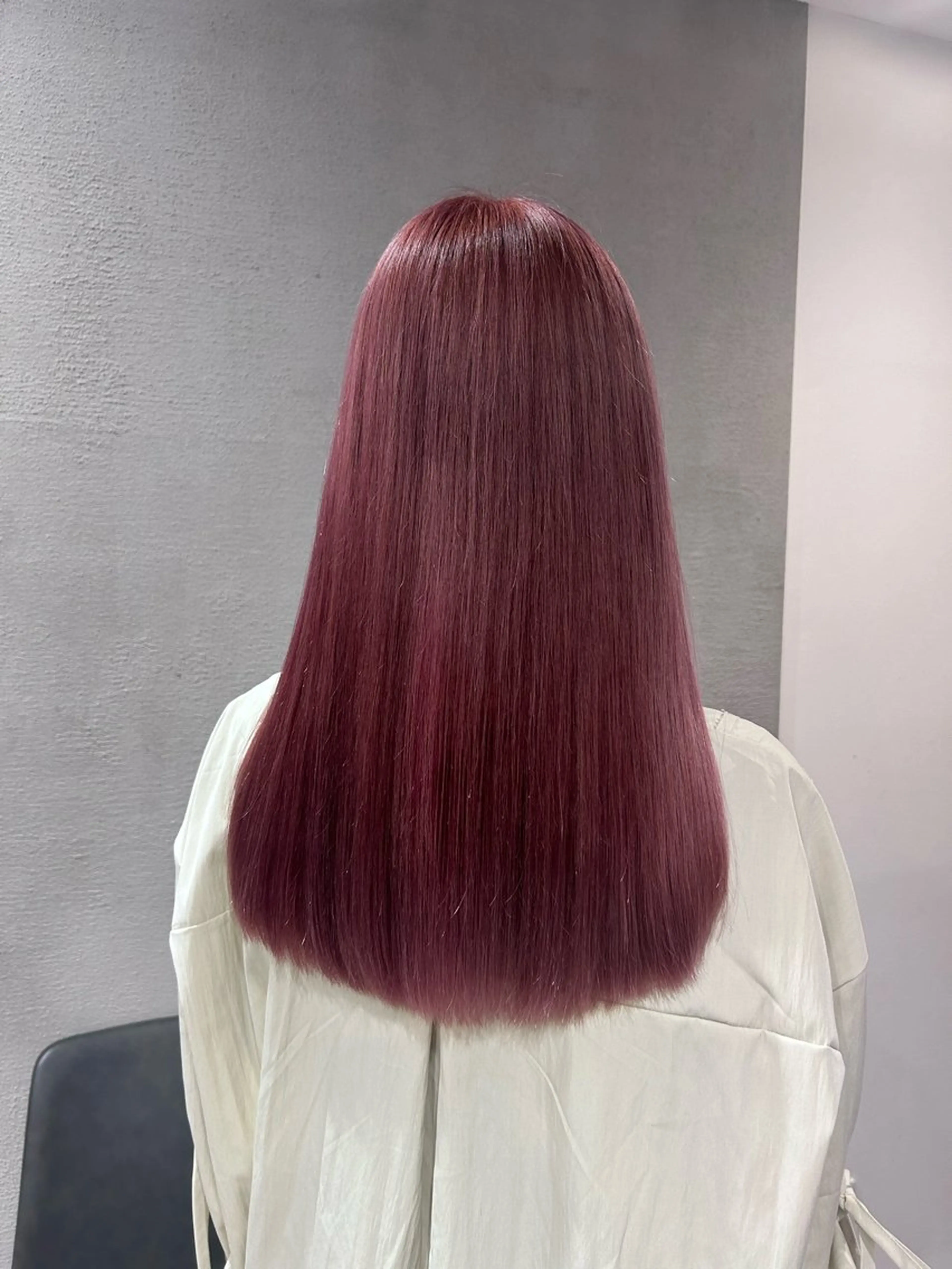 ミディアム カラー レッドカラー 🌈ウルトワ水素 髪質改善naru🌈のヘアスタイル