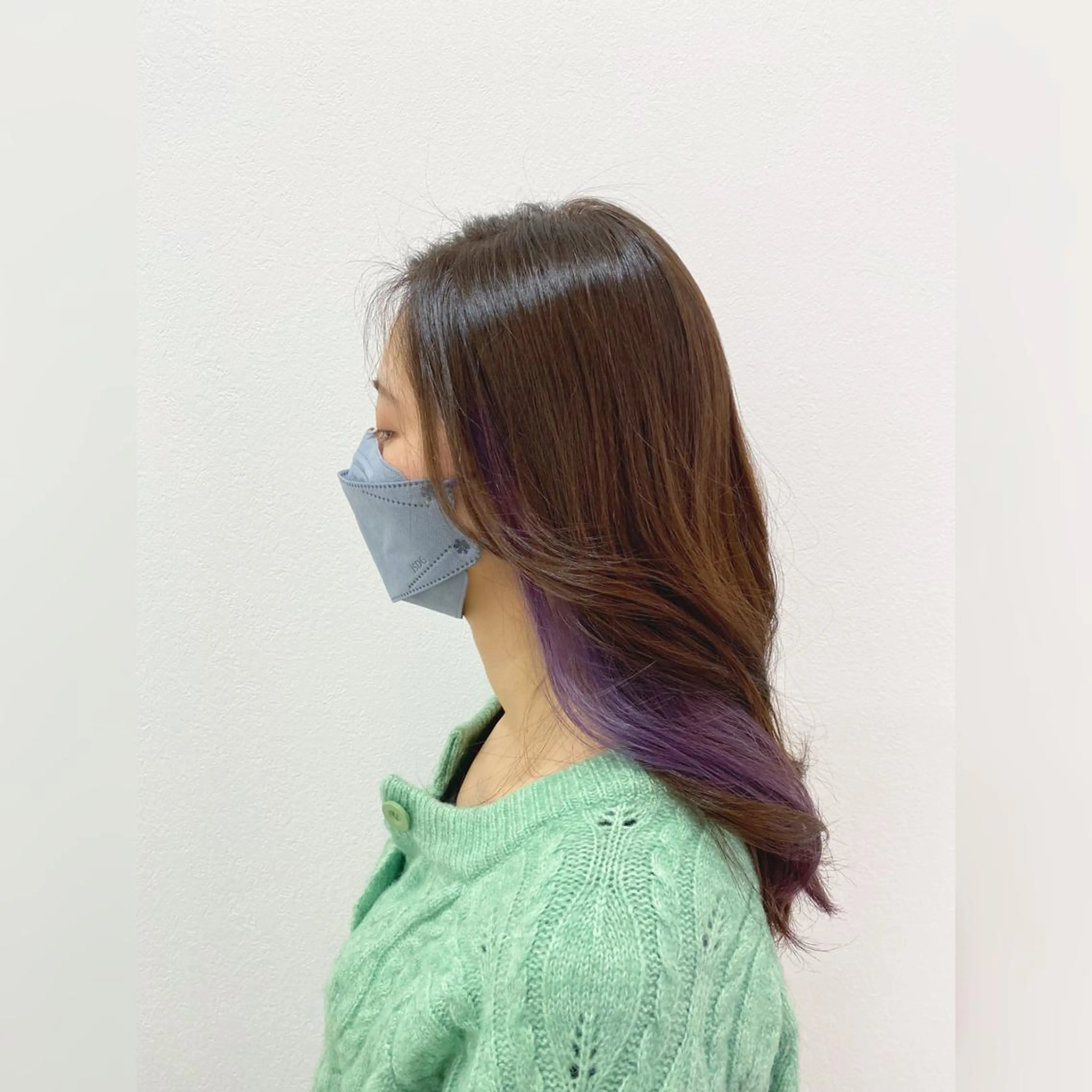 【🌟人気No.1】カット+部分ブリーチ+カラー(インナーカラー)の写真