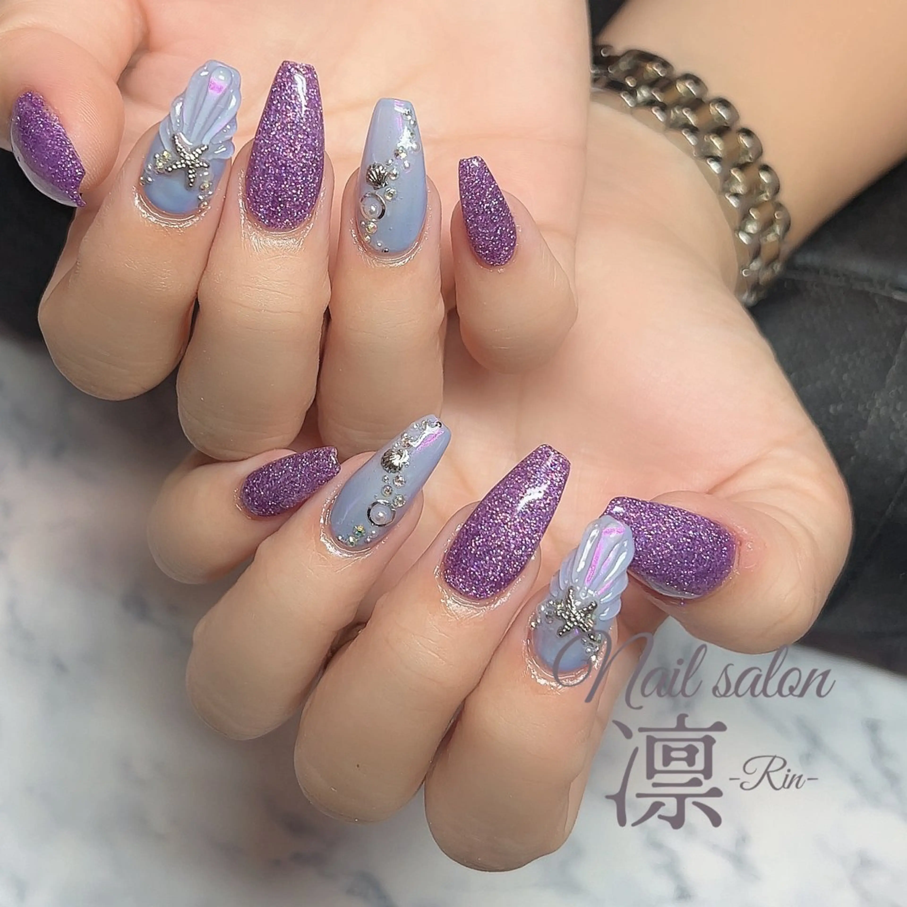 ネイル スカルプネイル private salon凛のネイルデザイン