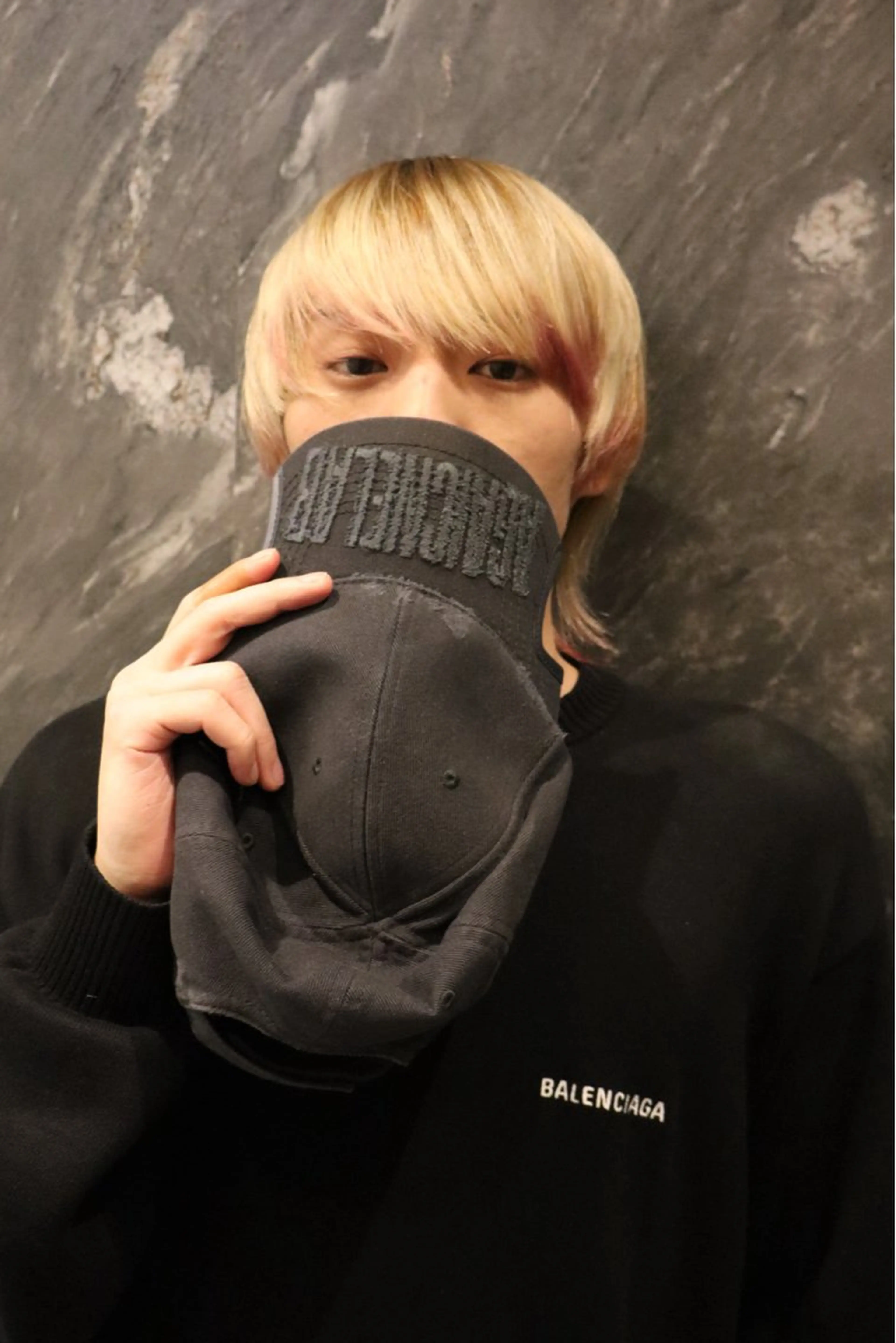 カラー メンズ レイヤーカット /ハイトーンchaoのヘアスタイル