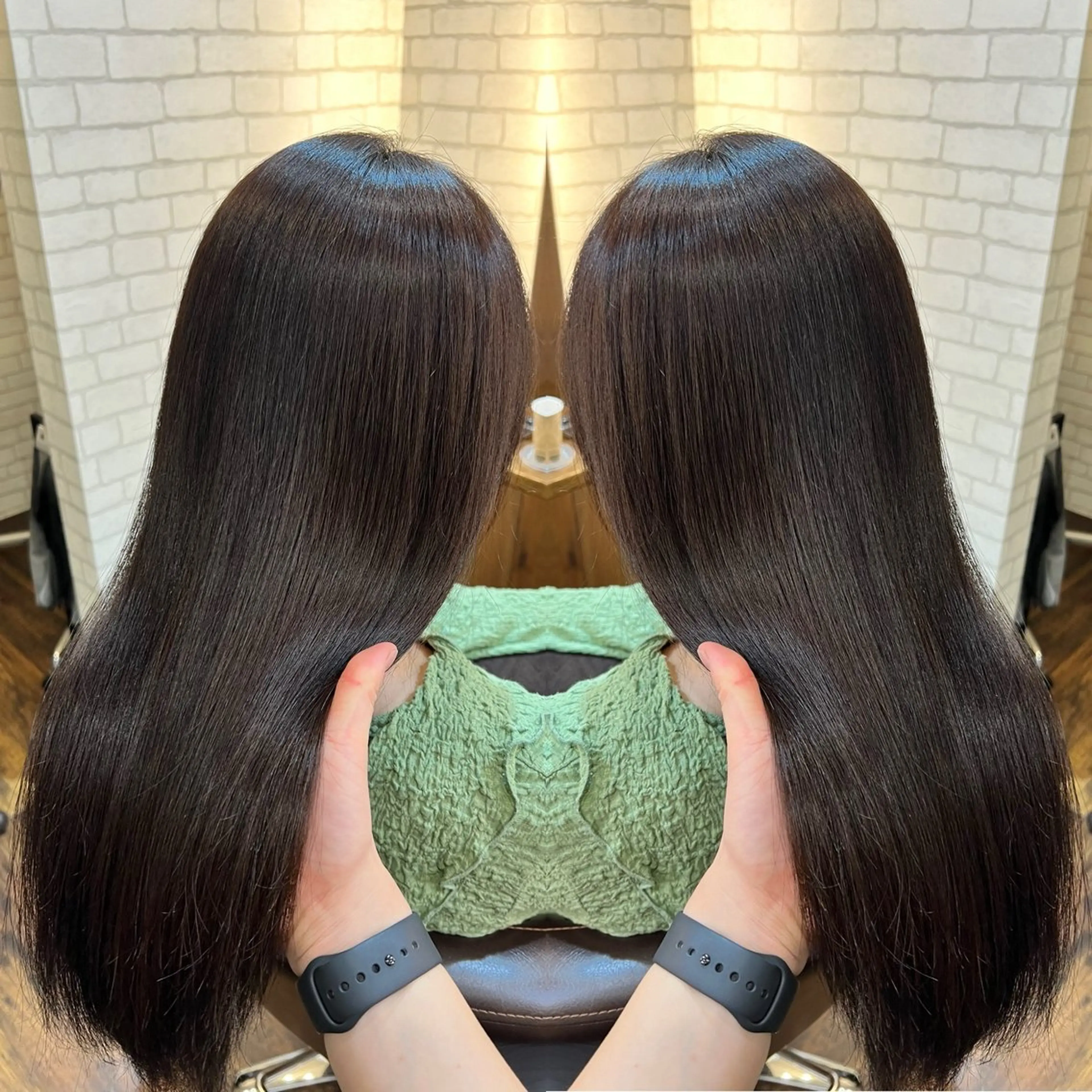 ロング カラー アクアカラー 髪質改善 トリートメント 🫧髪質改善×艶髪 🫧根本泰成🫧のヘアスタイル