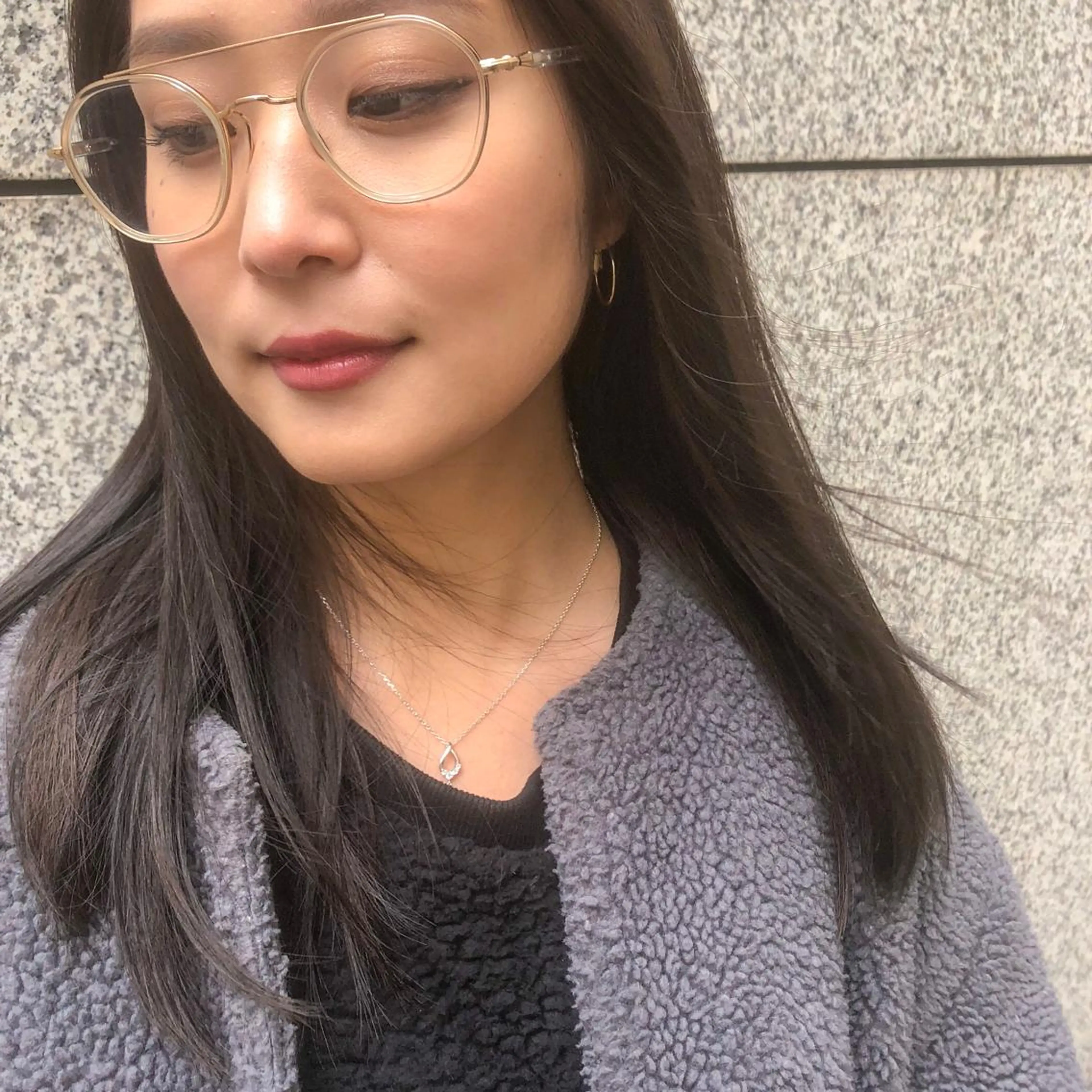 ロング カラー ブルーカラー ブルージュ ラベンダーカラー ヘアカラー トリートメント nessヤマサキ リュウタのヘアスタイル