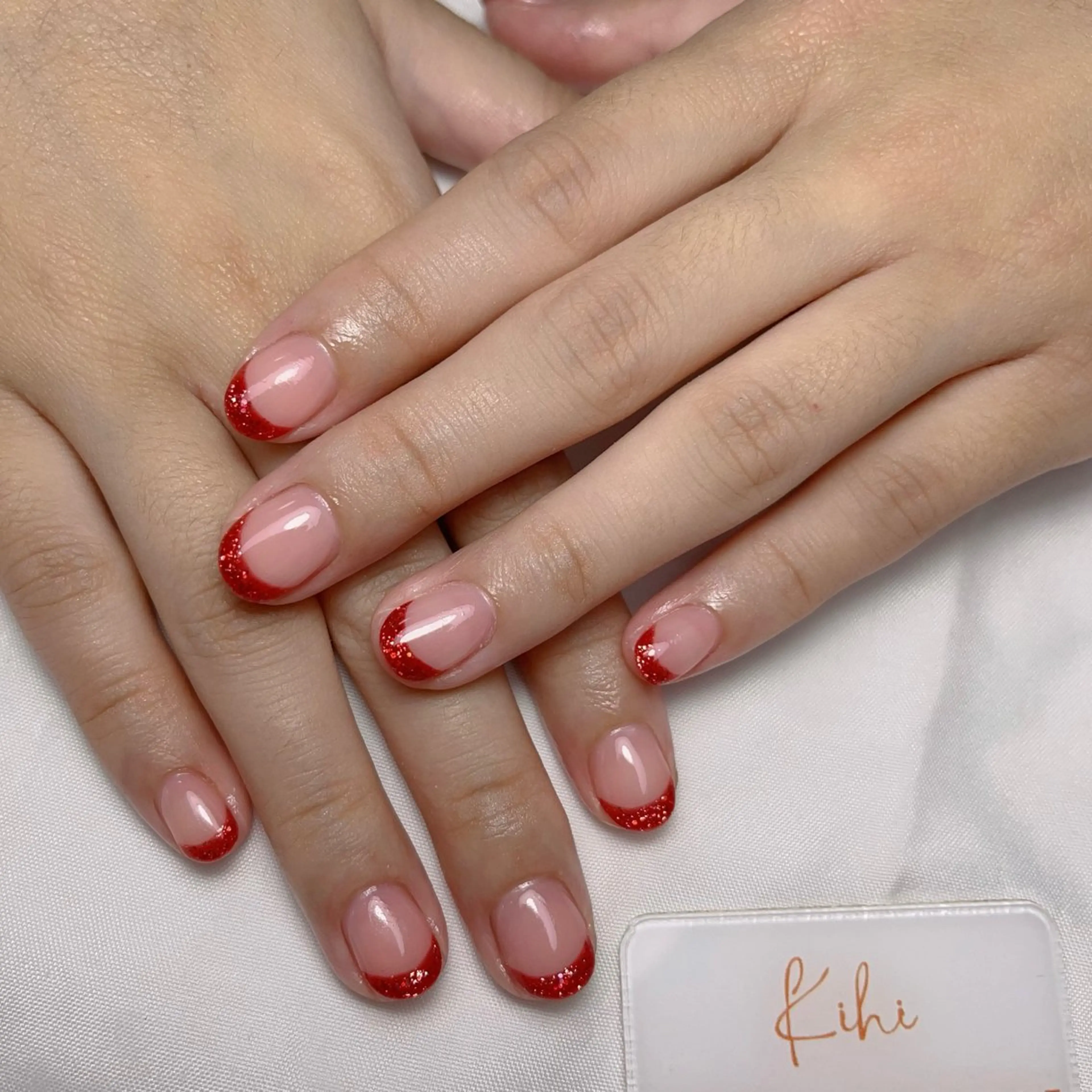 ネイル アートネイル フレンチネイル ジェルネイル グラデーション 韓国ネイル ハンドネイル 💕鈴木ユリ パラジェル/オフ無料のネイルデザイン