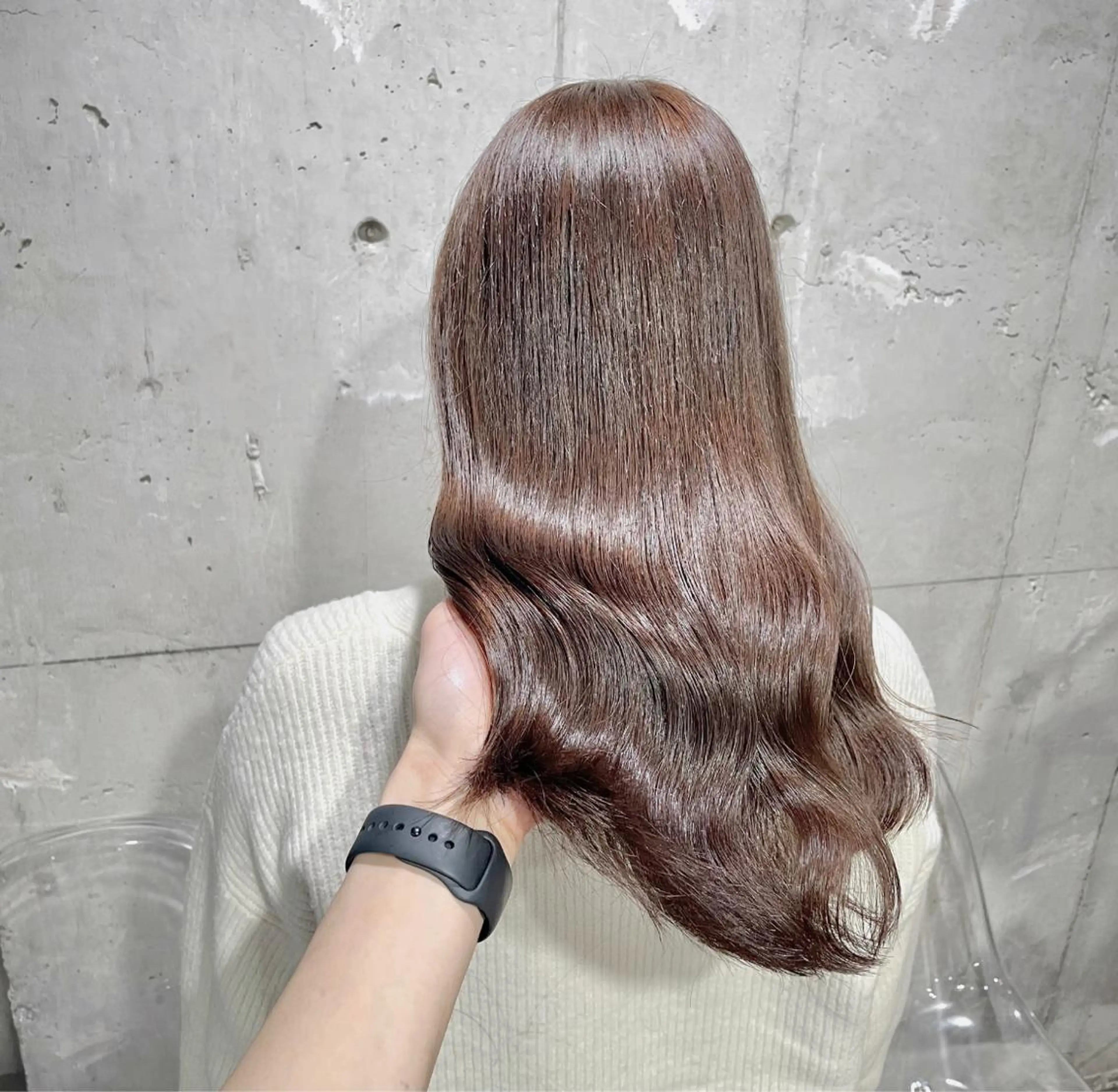 ロング カラー カット ヘアカラー トリートメント ヘッドスパ ヘアセット ベージュカラー💖 やすひろのヘアスタイル