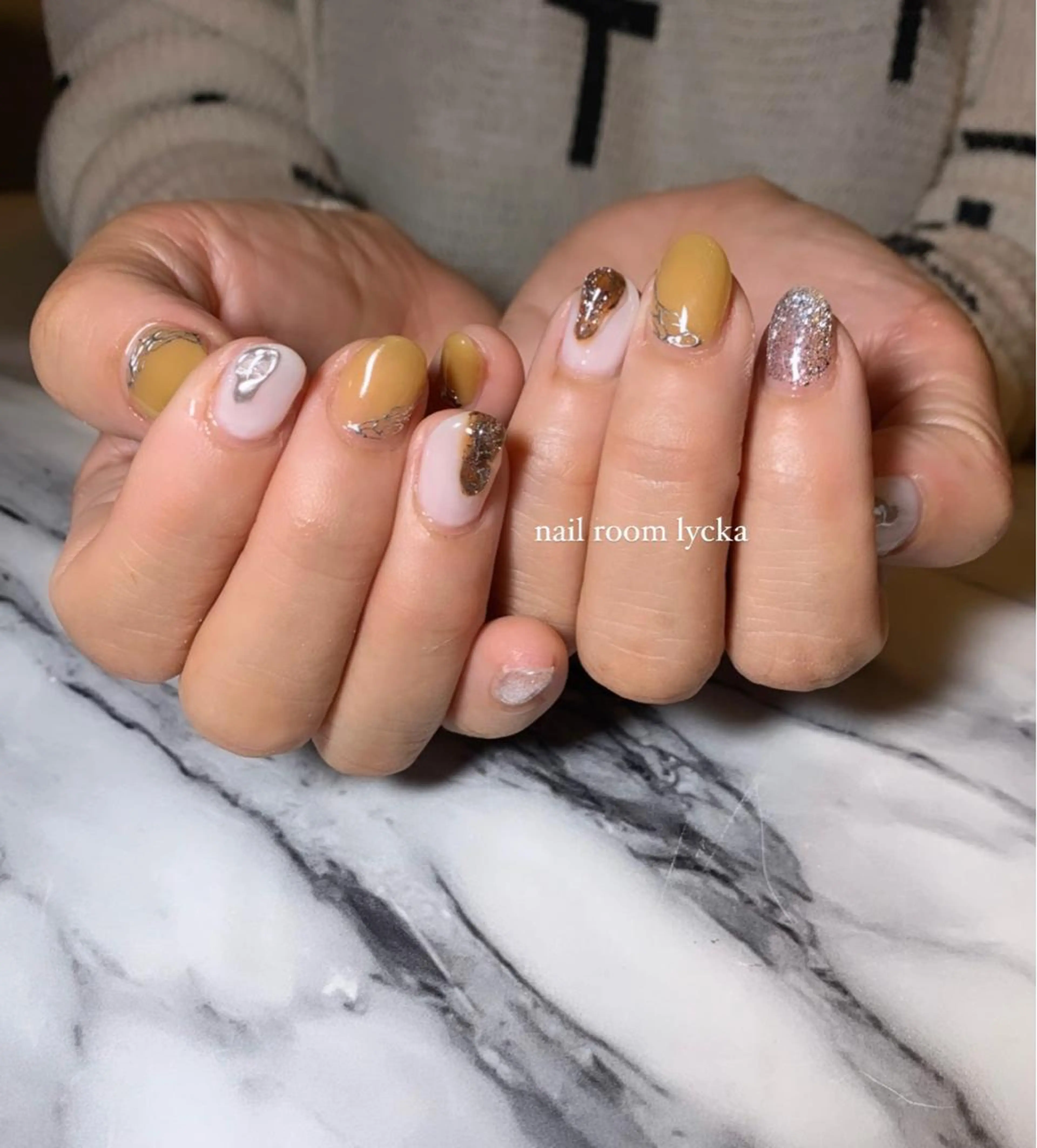 ネイル ﾈｲﾙﾙｰﾑﾘｯｶ 𝐦𝐚𝐲𝐮のネイルデザイン