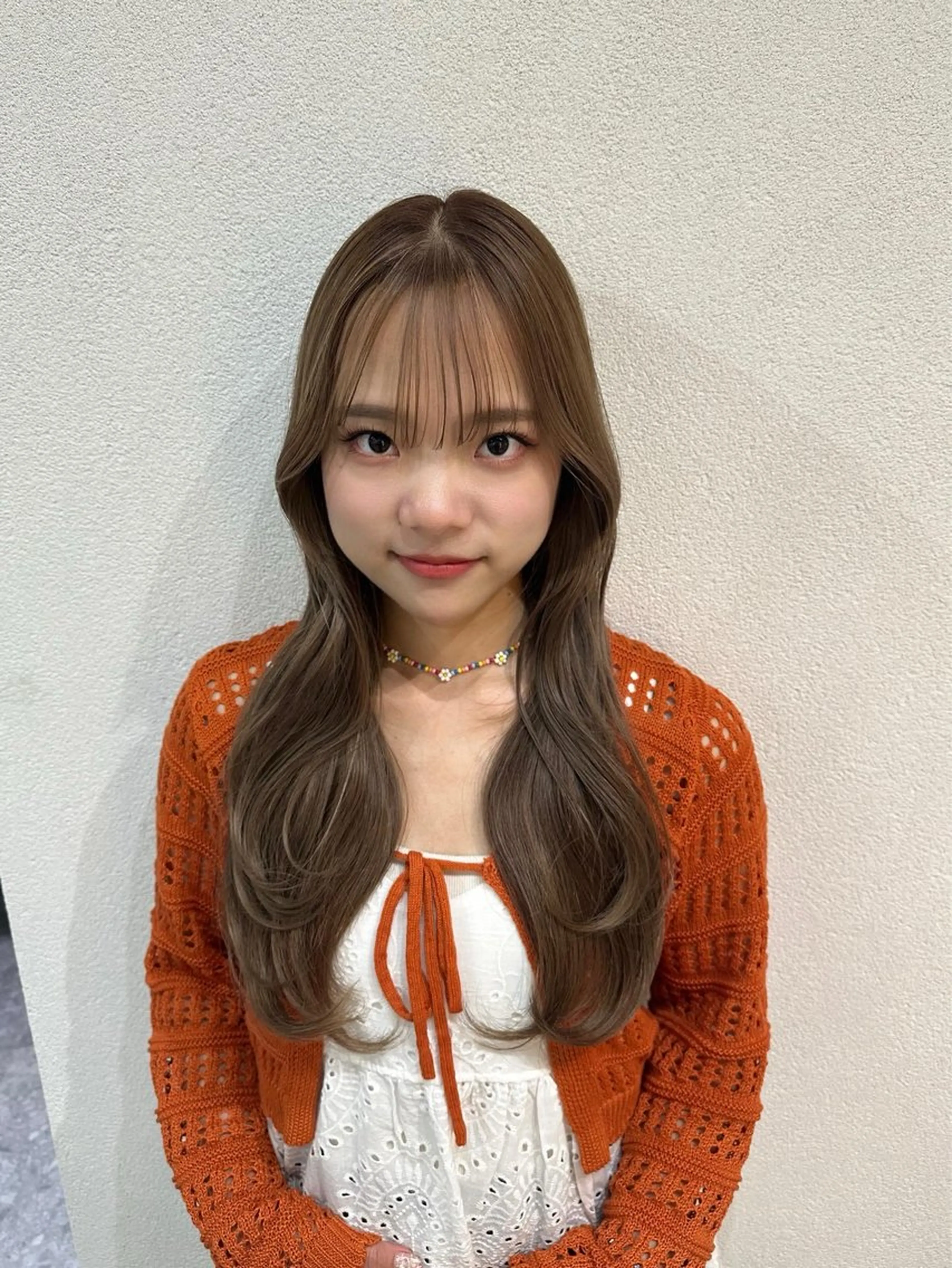 ロング カラー カット ヘアカラー トリートメント 🪞個室サロン/韓国 艶髪/keito🪞のヘアスタイル