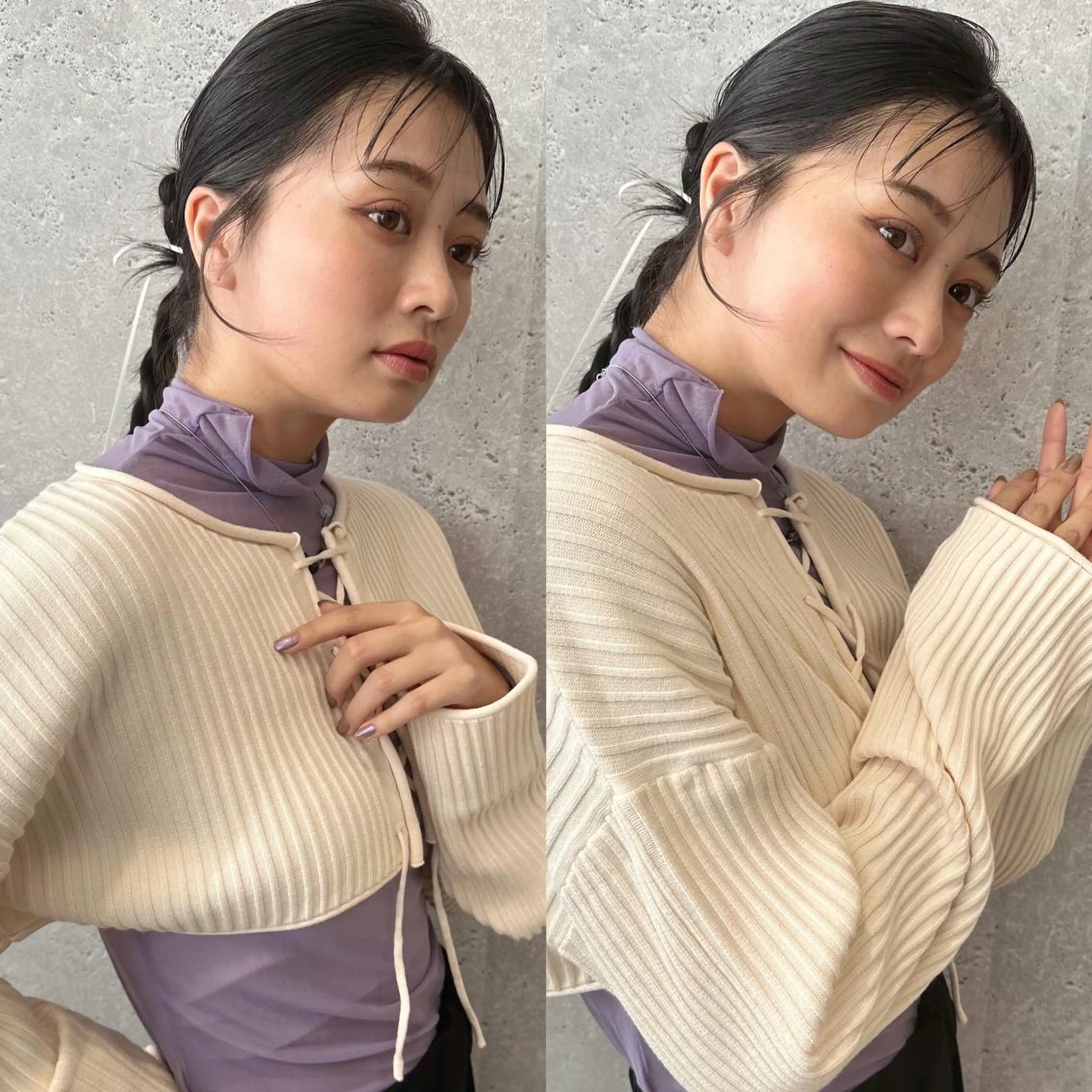 ヘアアレンジ カット トリートメント 🩰 柔らかいカラー tomomi🌛のヘアスタイル