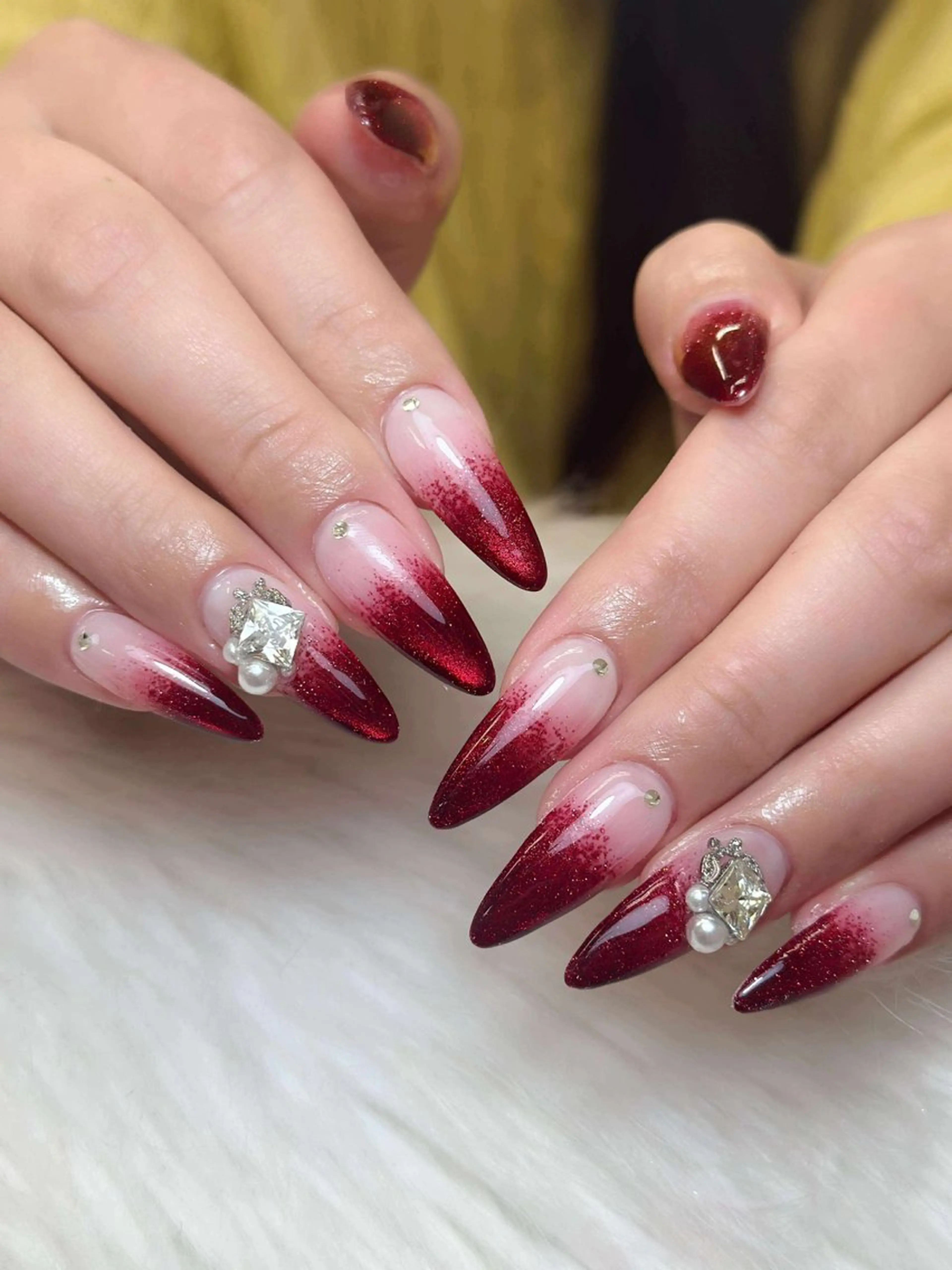 ネイル アートネイル 成人式 ジェルネイル ニュアンスネイル 夏ネイル ハンドネイル Jenn Nail Salonのネイルデザイン