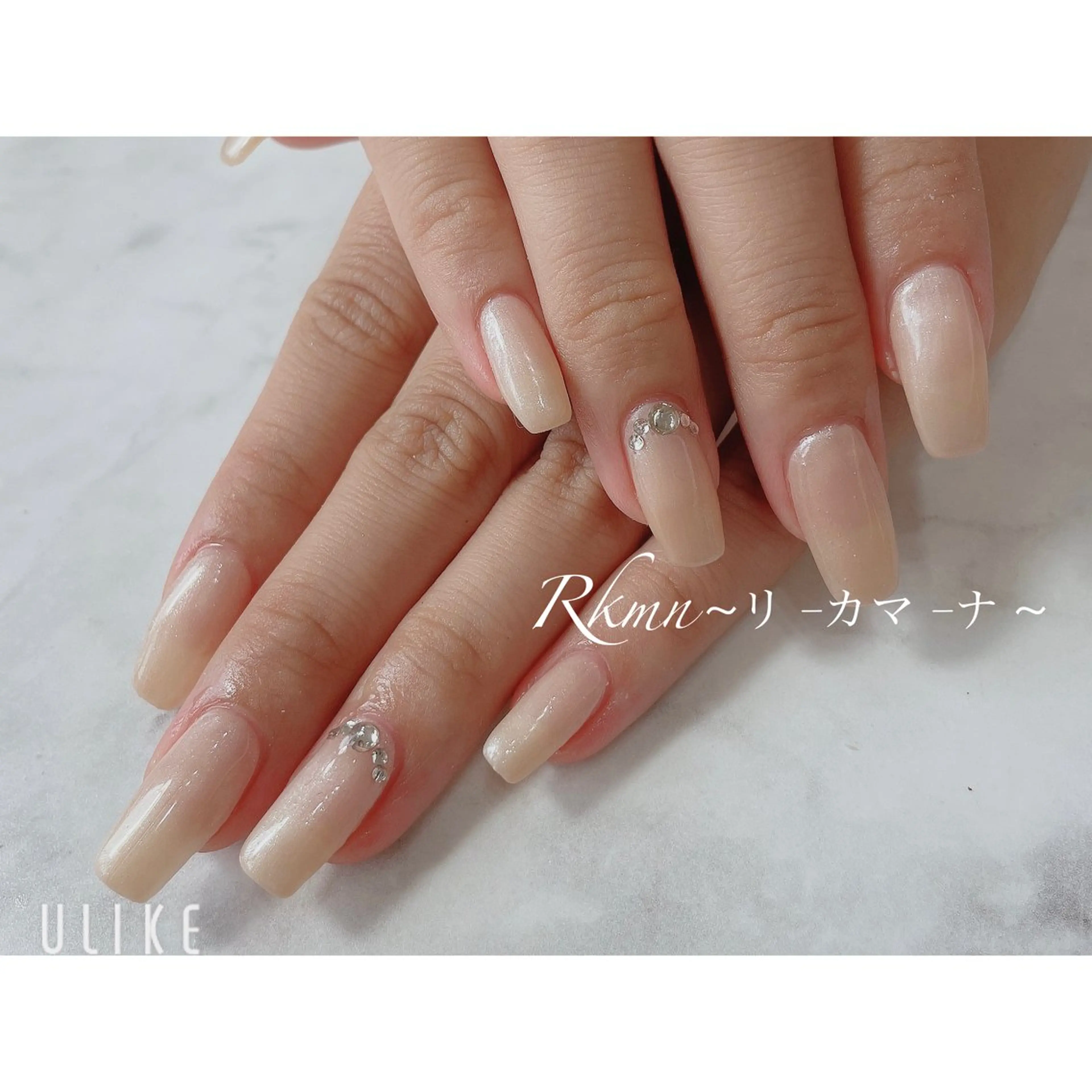 ネイル アートネイル ワンカラーネイル シンプルネイル 春ネイル ハンドネイル フットネイル ハンドケア Rkmn ~リ-カマ-ナ~のネイルデザイン
