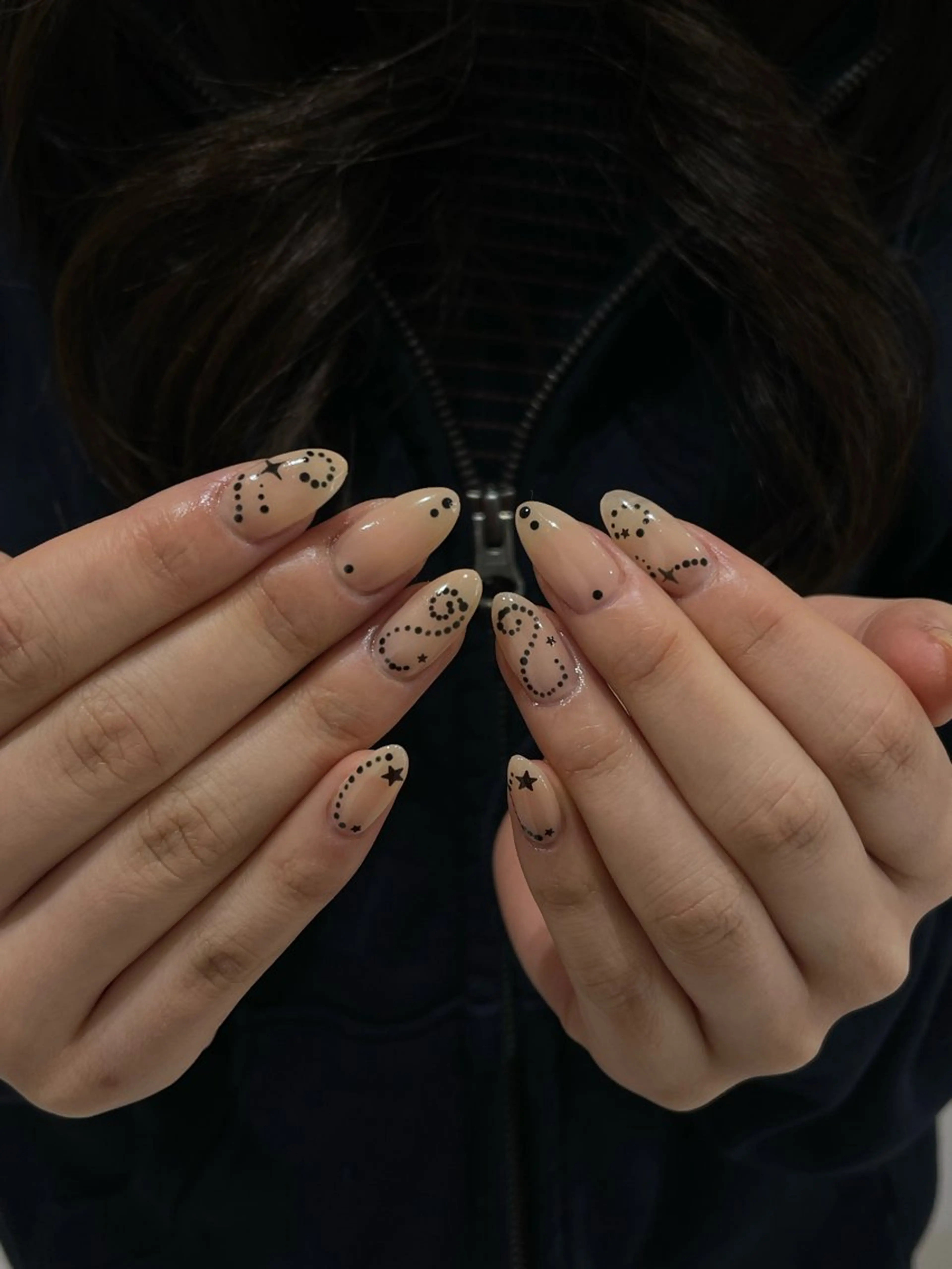 ネイル ハンドネイル うの 韓国ﾈｲﾙ໒꒱⋆⭒˚のネイルデザイン