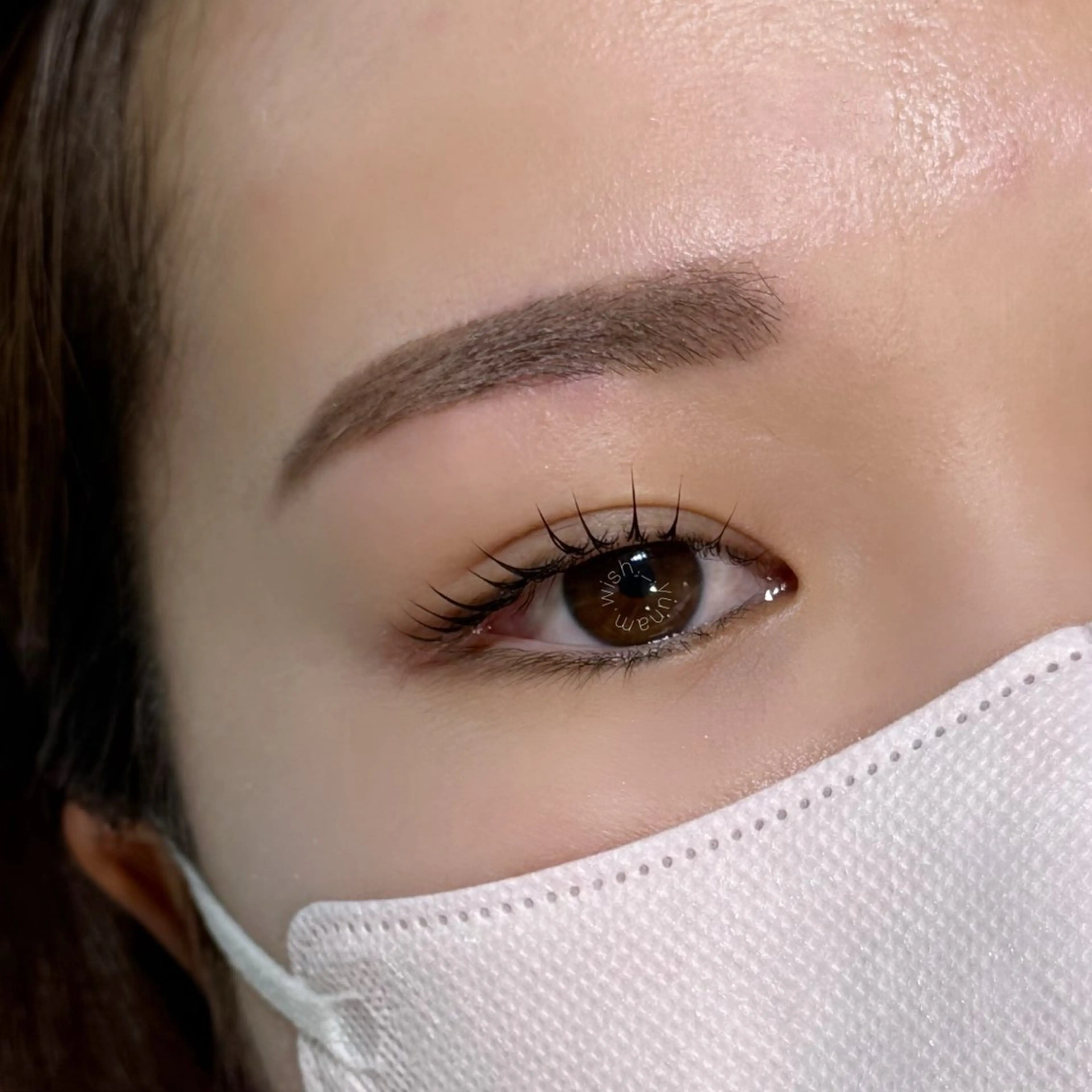 アイブロウ マツパ m.wish Yuna🍒のマツエク・マツパデザイン