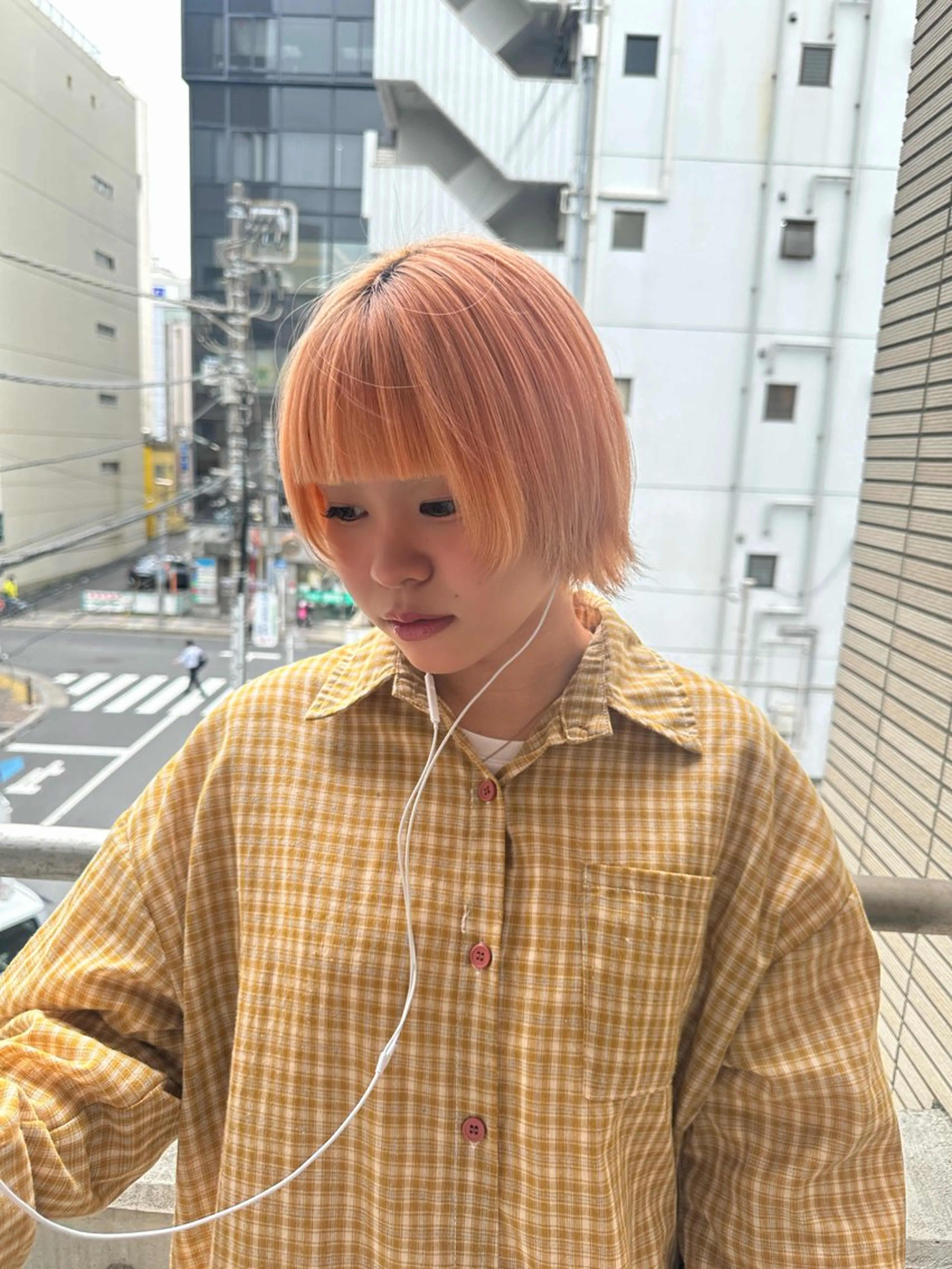 ショート ヘアカラー ハイトーン🫀 デザイン🪐yumeのヘアスタイル