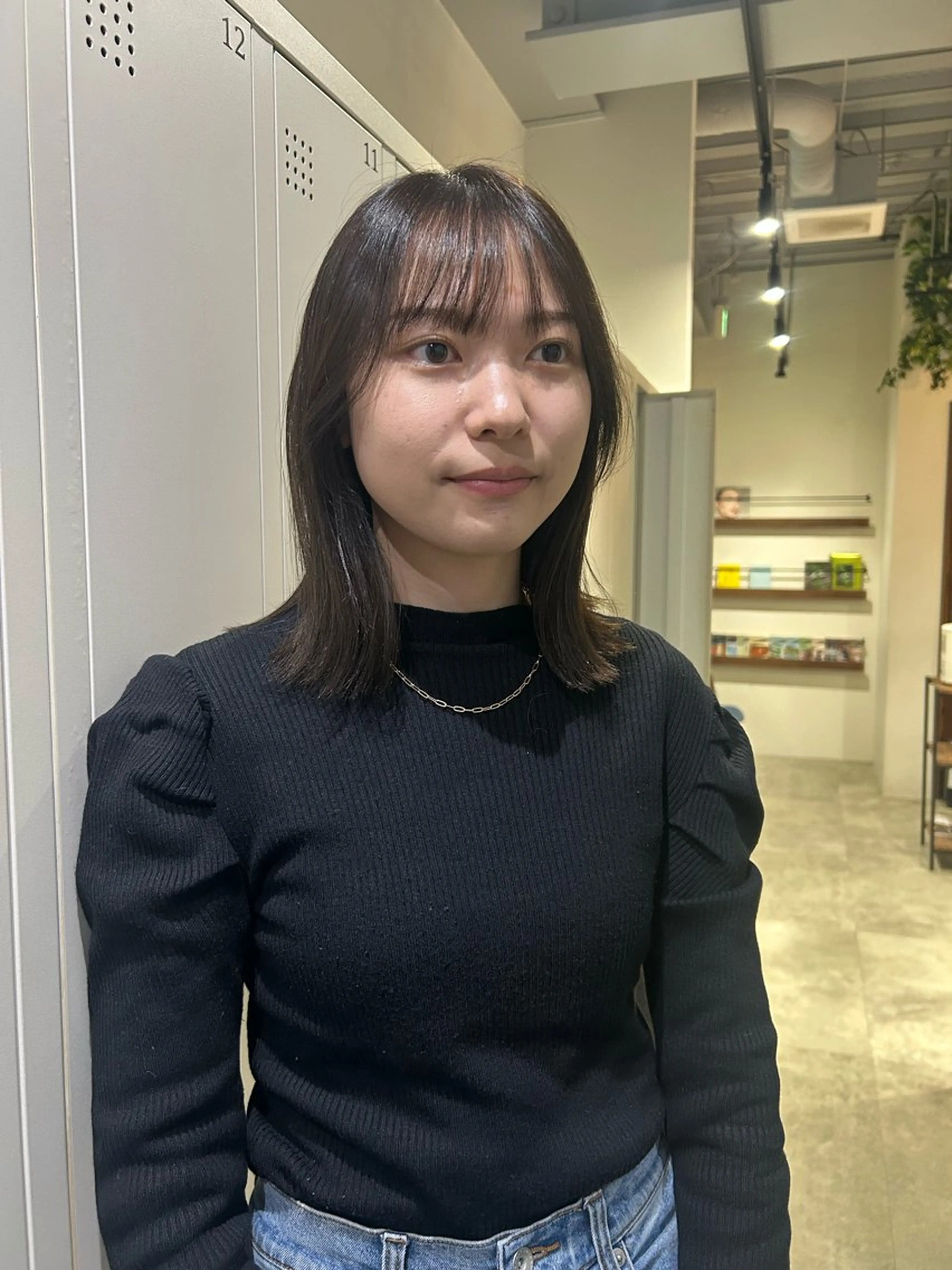 ミディアム saki‪🌱‬♡ /ボブ/透明感カラーのヘアスタイル