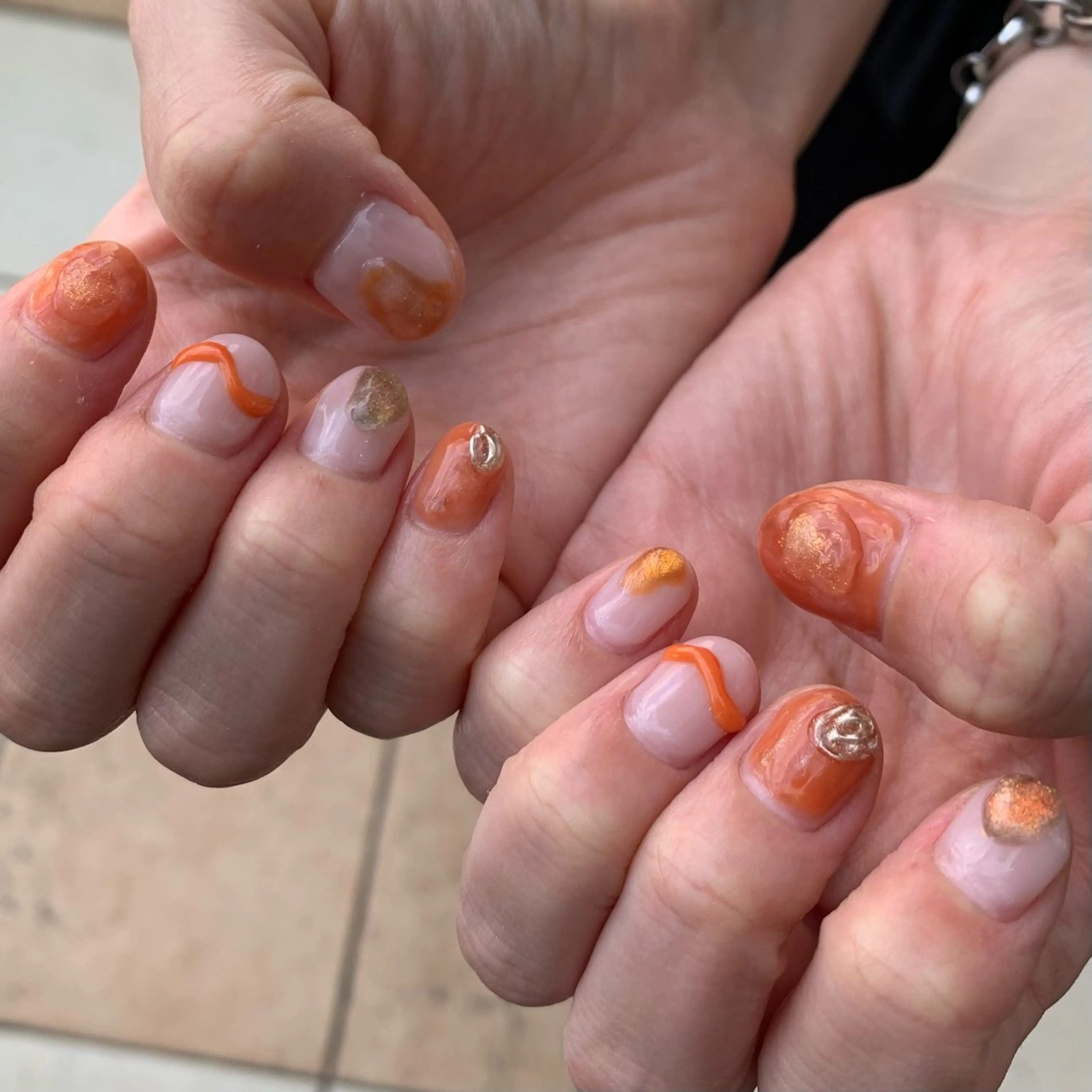 ネイル ニュアンスネイル ぷっくりネイル YUKIMO🍎名駅 /ニュアンスのネイルデザイン