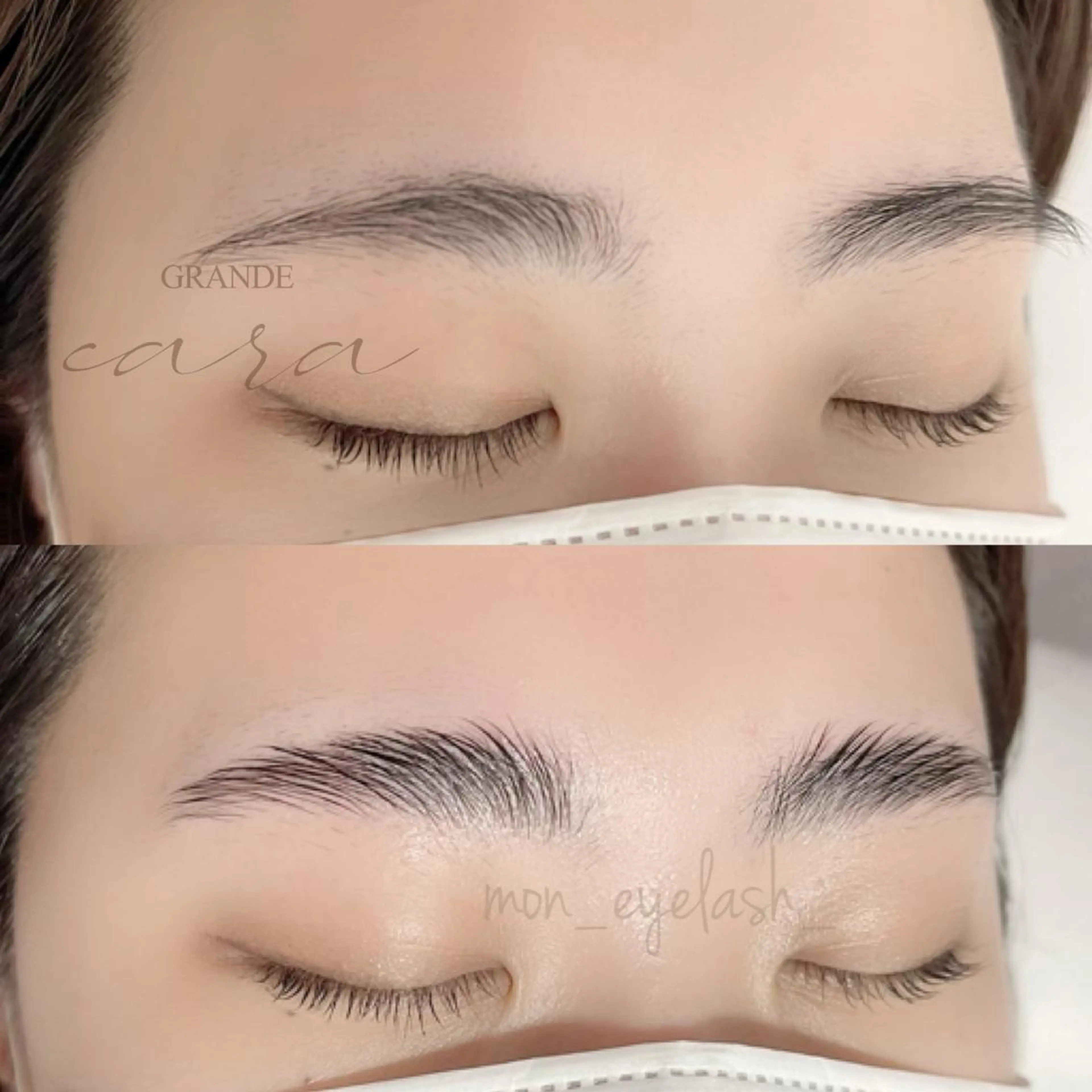 ♡𝘮𝘪𝘯𝘪𝘮𝘰限定♡ 最新技術!〖ハリウッドブロウリフト×アイブロウワックス〗11000→6900の写真