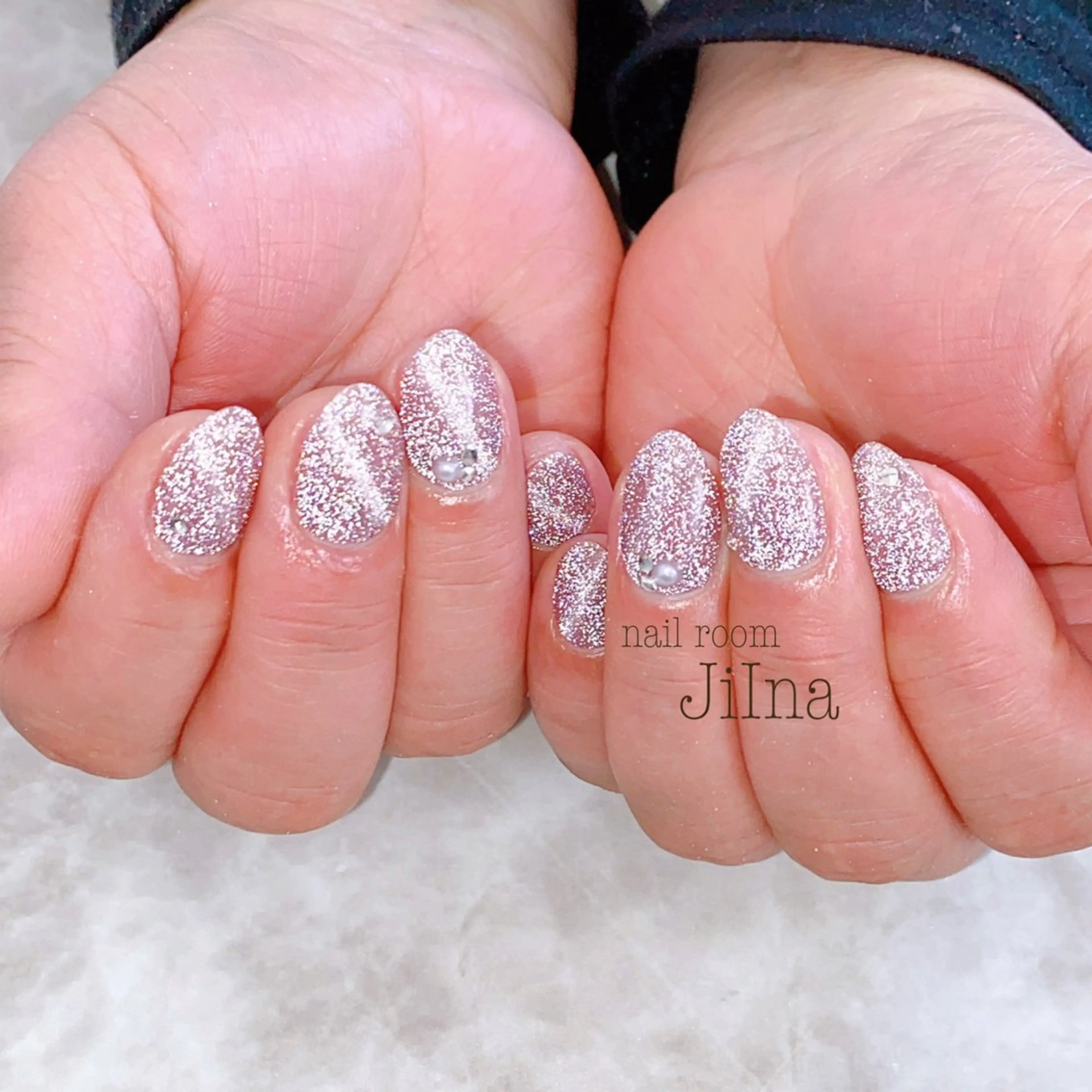 ネイル フラッシュネイル フラッシュマグ マグネットネイル ストーンネイル JiIna nailのネイルデザイン