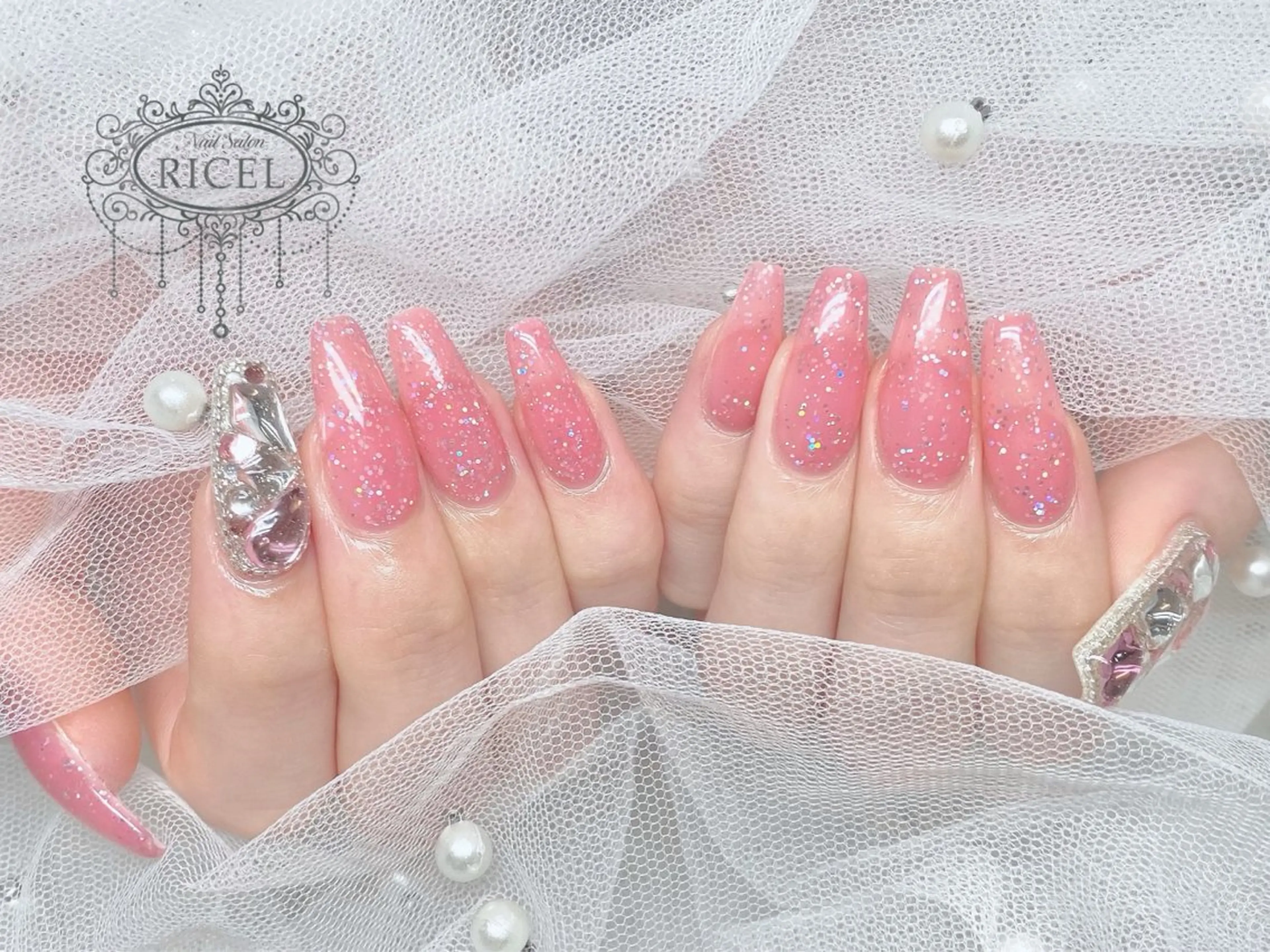 🎀ご新規様限定¥500オフ🎀【埋め尽くしネイルコース】 ※オフなしの写真