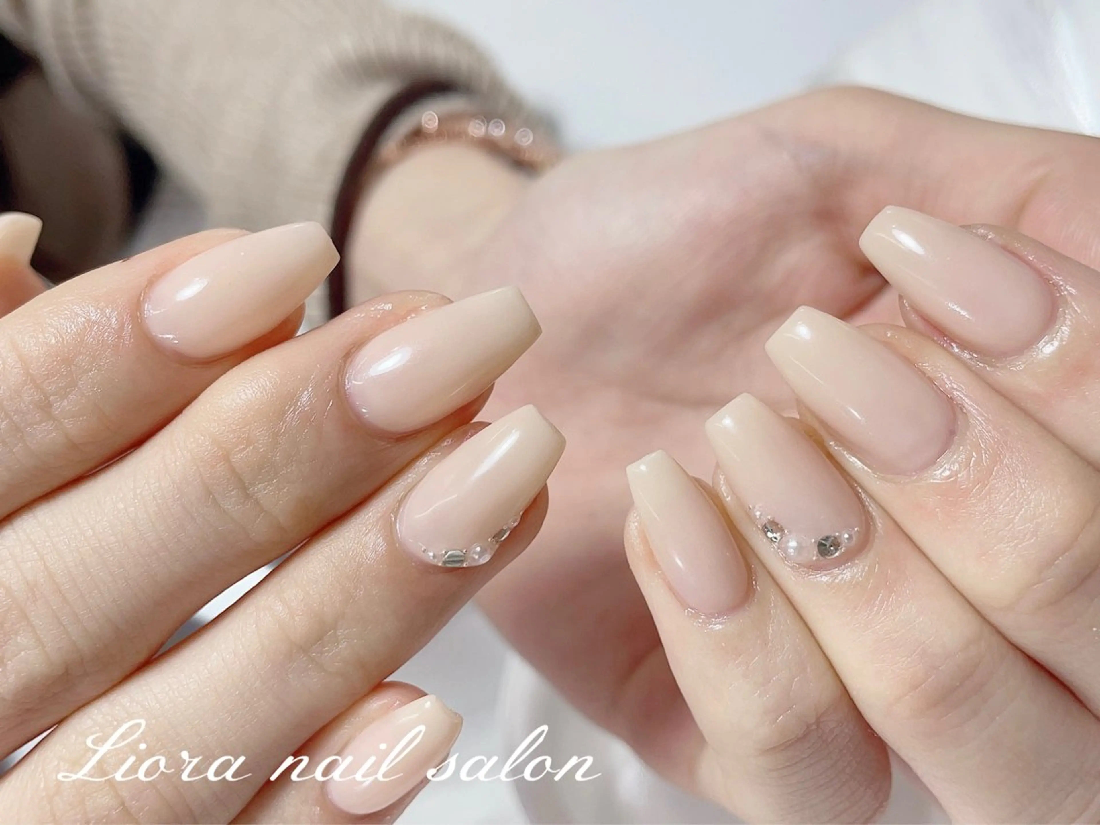 ネイル チークネイル フットネイル フレンチネイル ジェルネイル ガーリー ハンドネイル Liora nail スカルプ専門店のネイルデザイン
