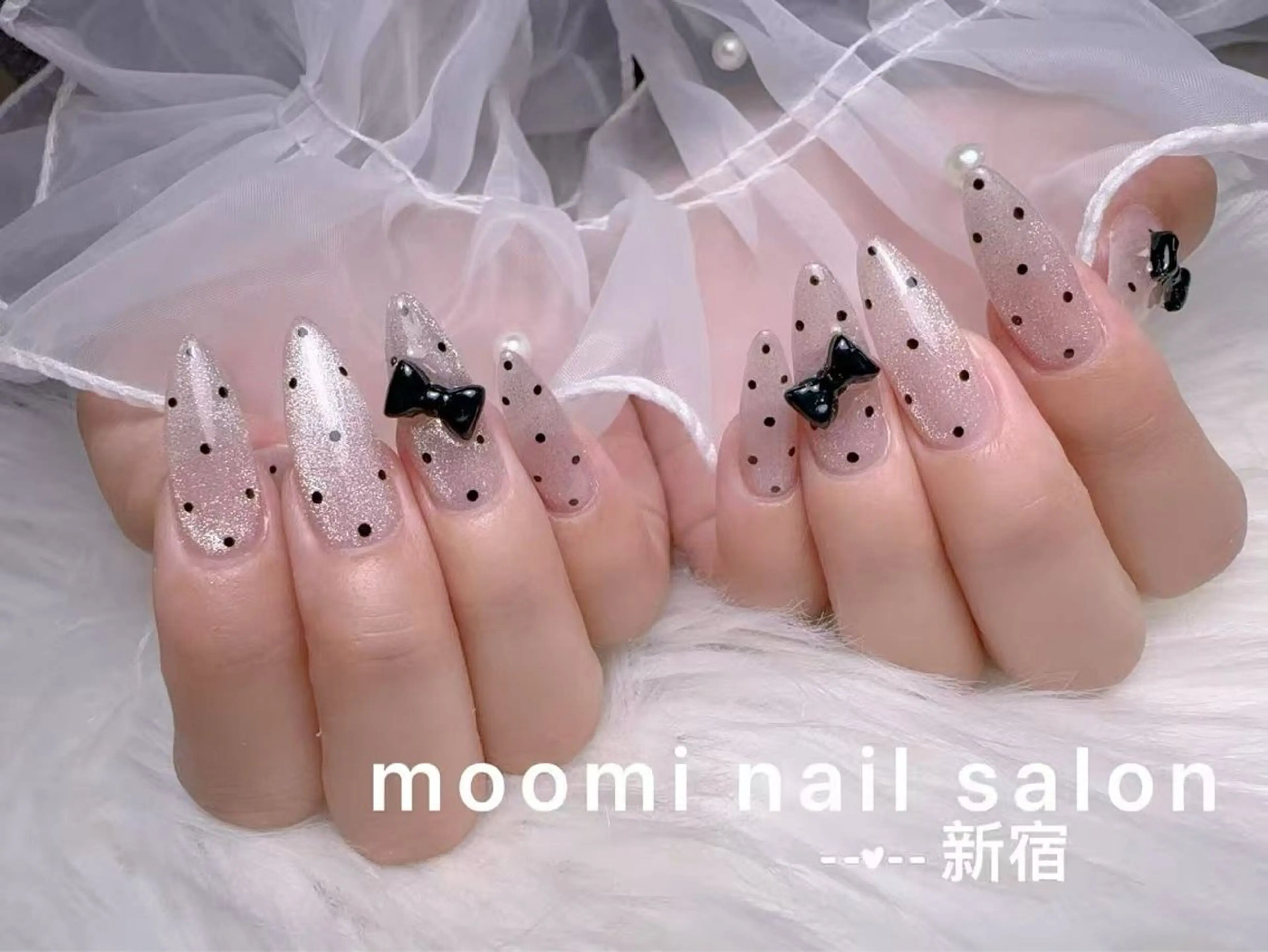 ロング ハンドネイル 長さだし専門店 Moominのネイルデザイン