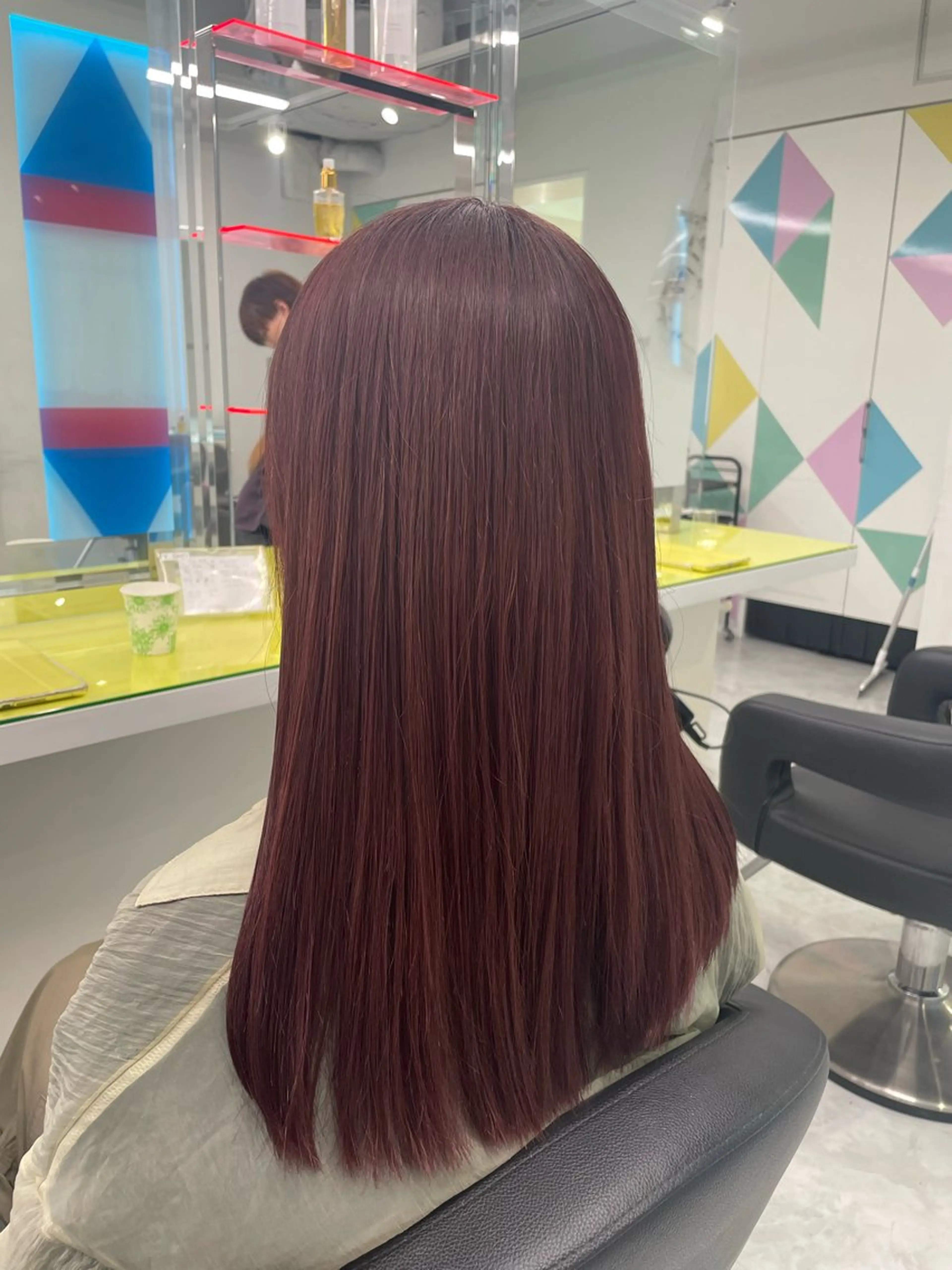 ロング カラー ヘアアレンジ えびけん/色落ちまで 可愛い♥️のヘアスタイル