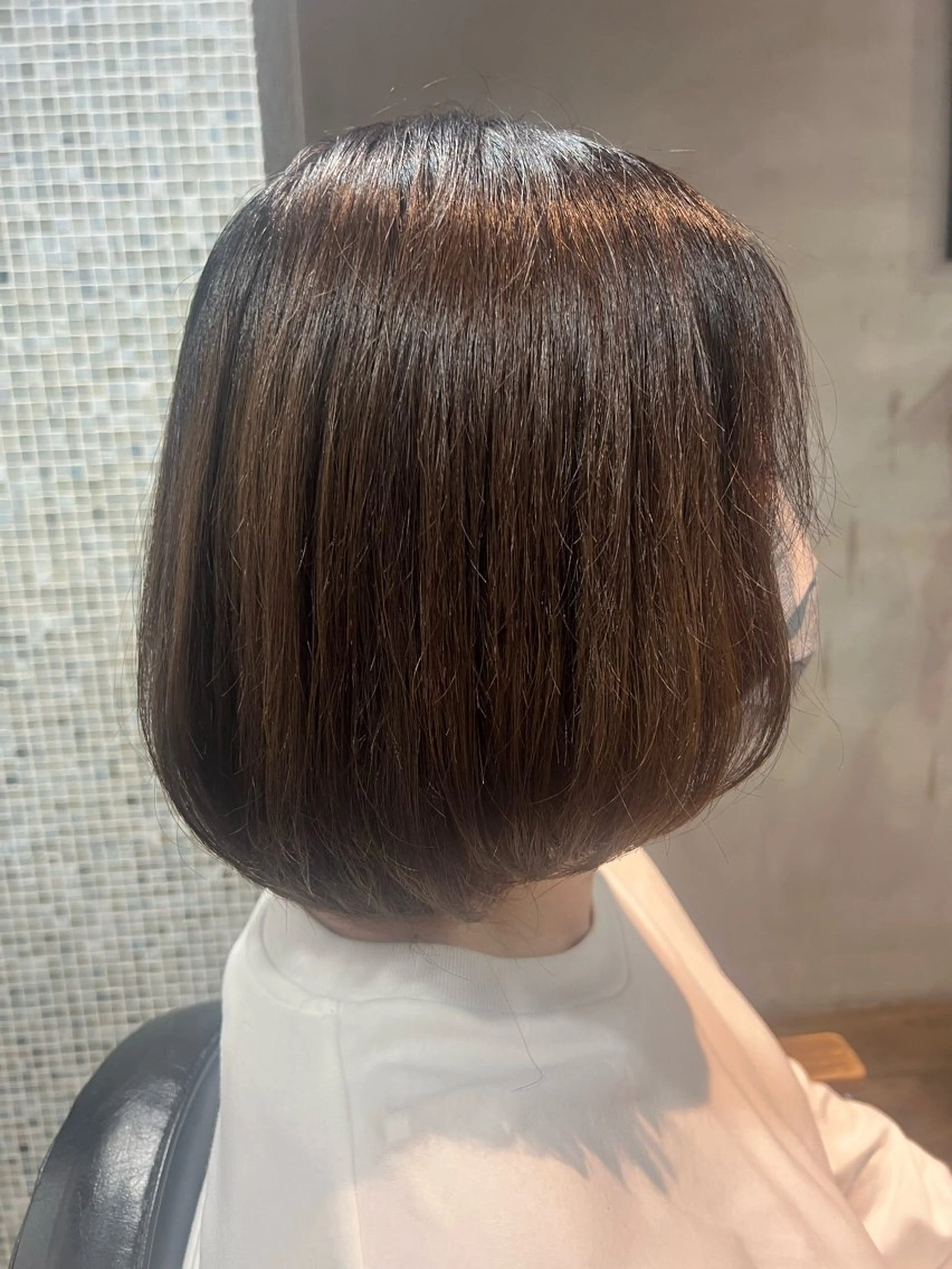 ミディアム 脇山 真生のヘアスタイル