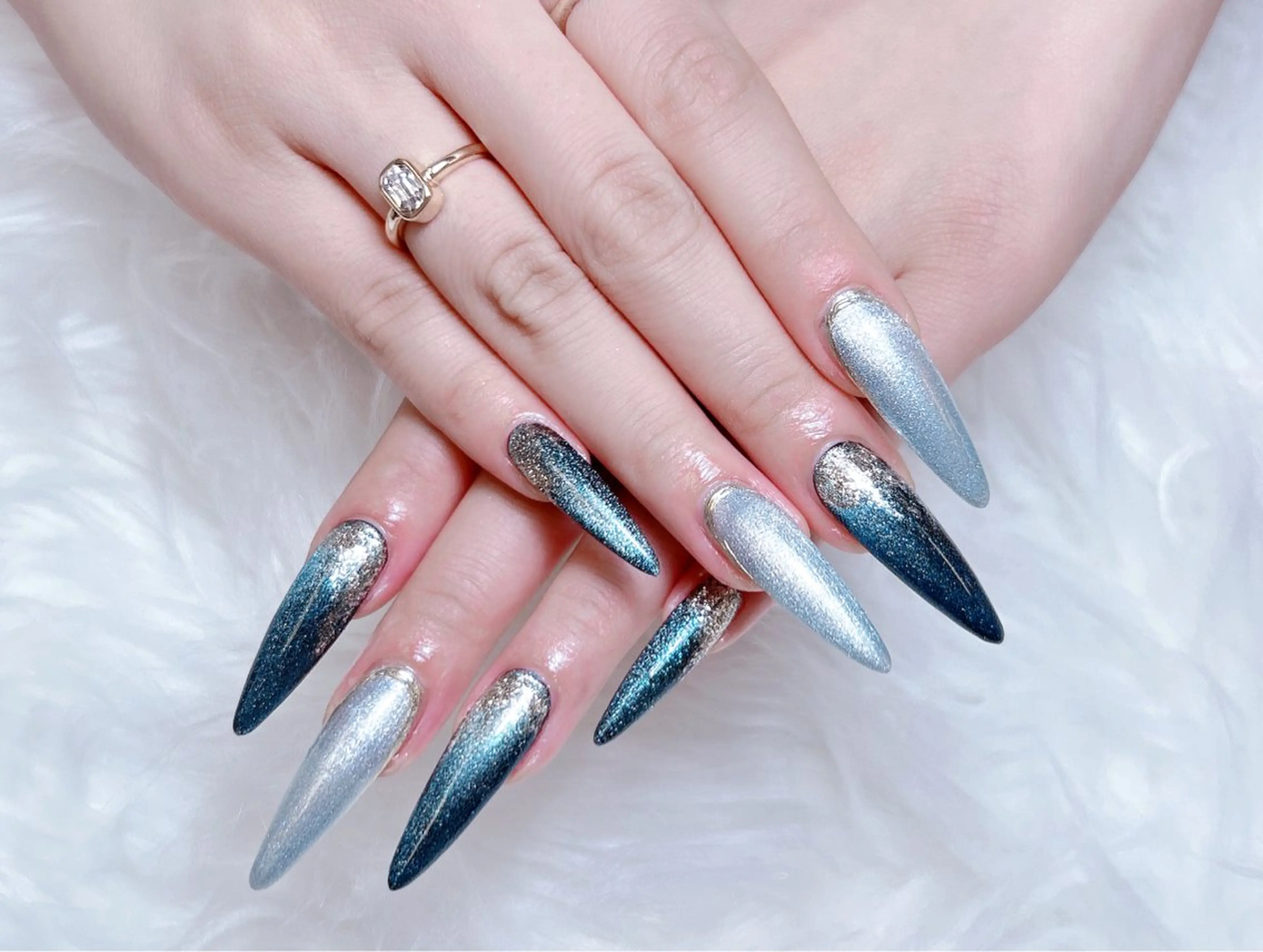 ネイル ハンドネイル M🌷nail 長さだし専門店のネイルデザイン