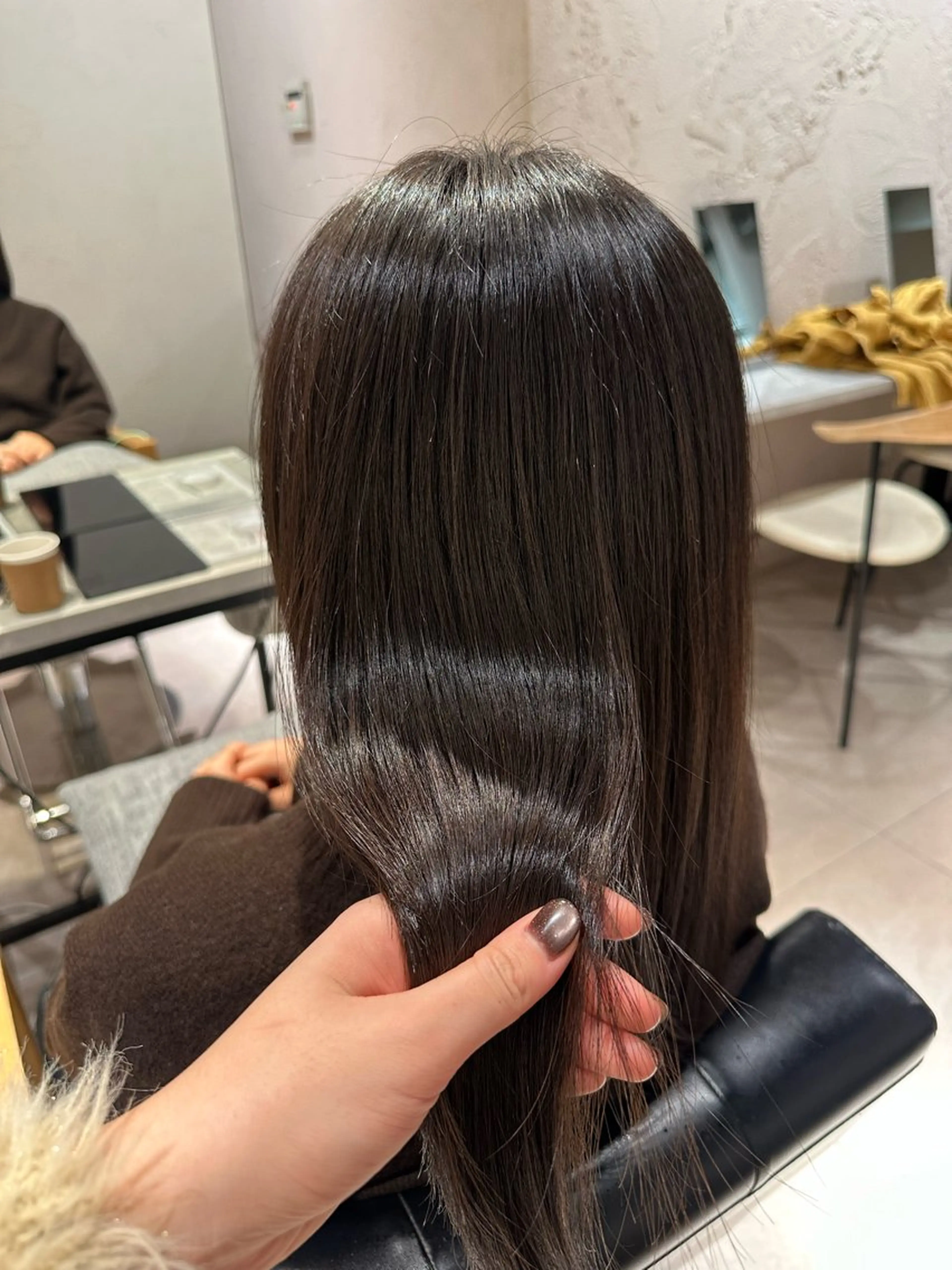 セミロング 髪質改善 トリートメント Unami/新宿 TSUKIのヘアスタイル