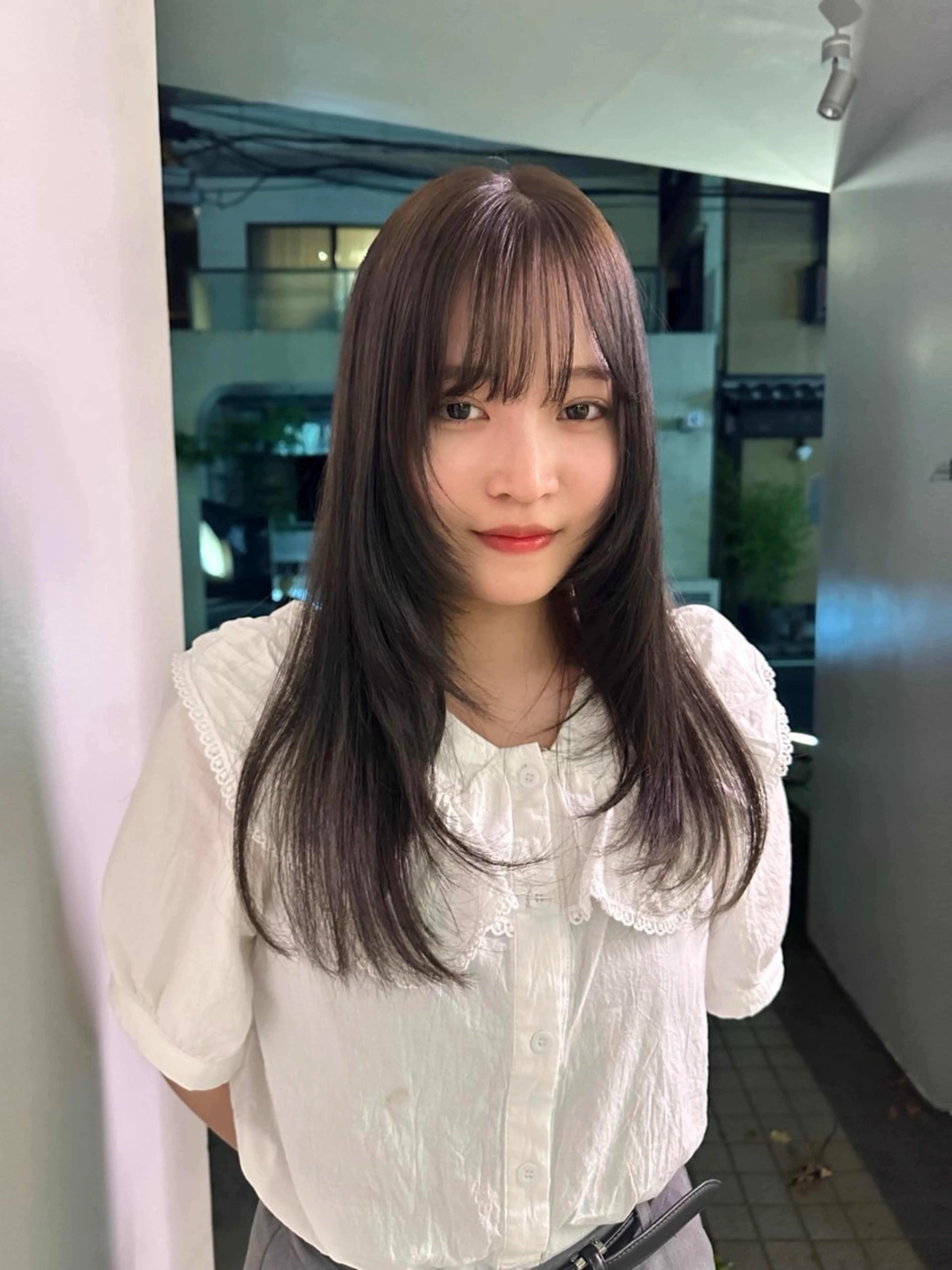 ロング ボブ/似合わせ レイヤーcocomoのヘアスタイル