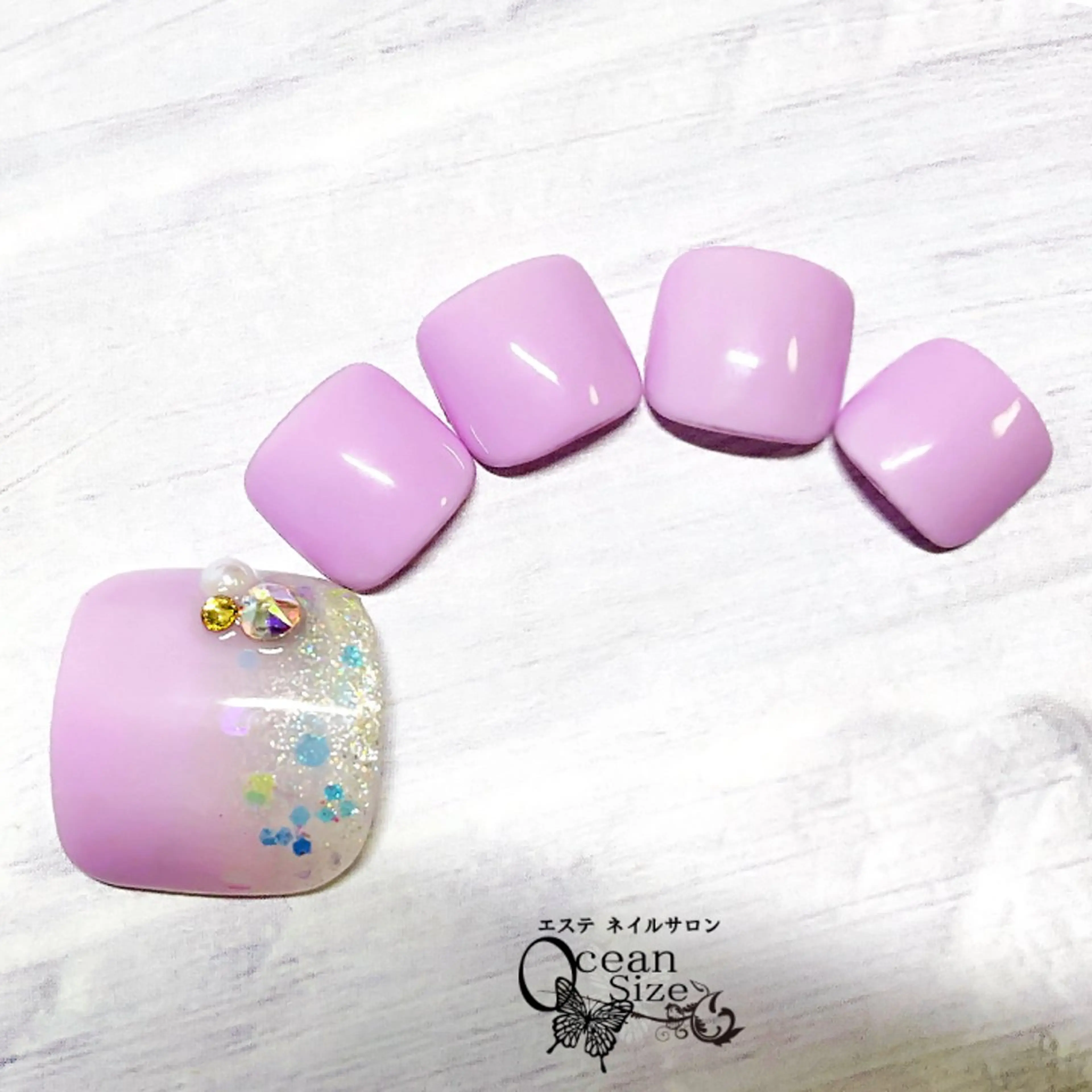 ネイル フットネイル 宮森 貴子のネイルデザイン