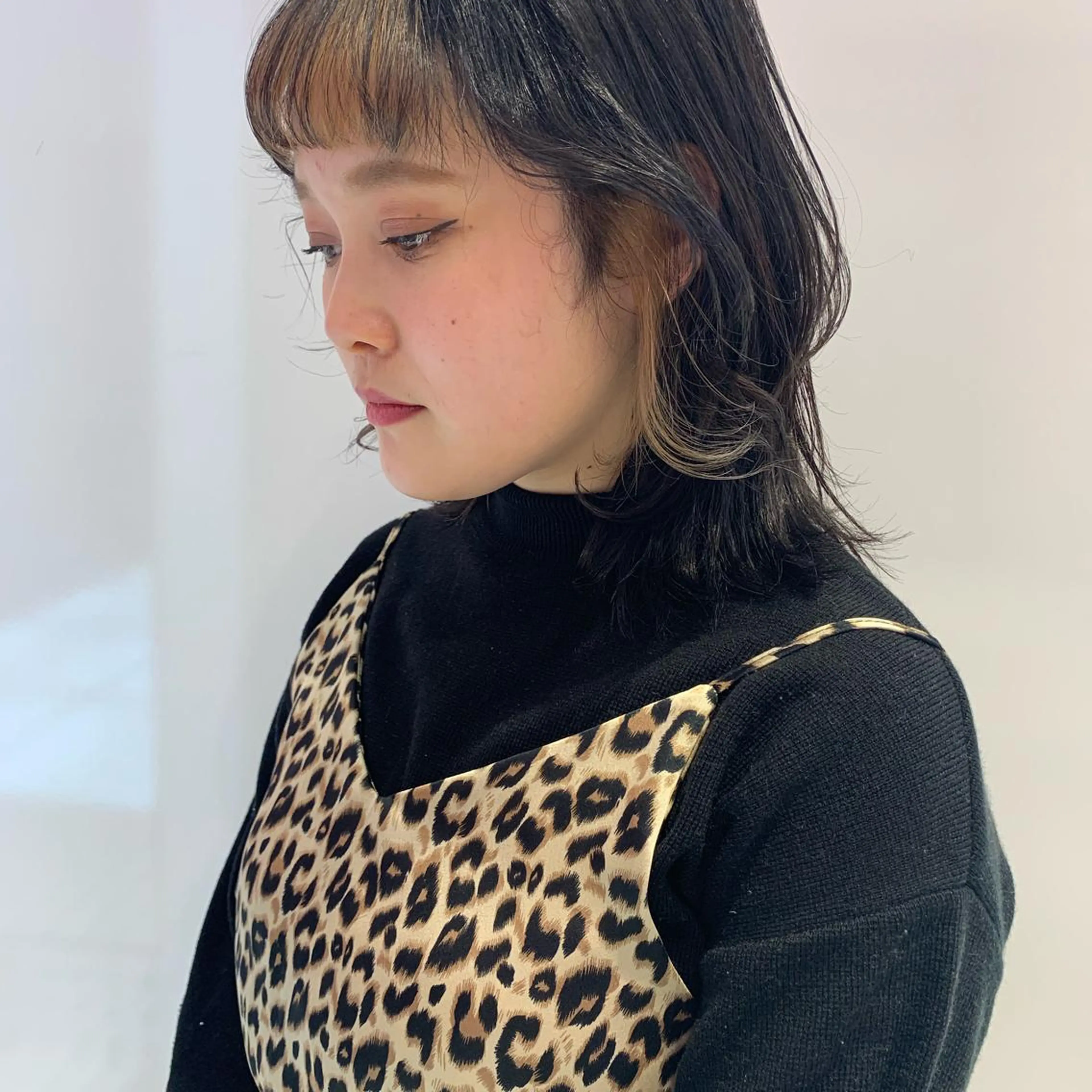 ミディアム カラー レイヤー/ブリーチ HIKARU ♡のヘアスタイル