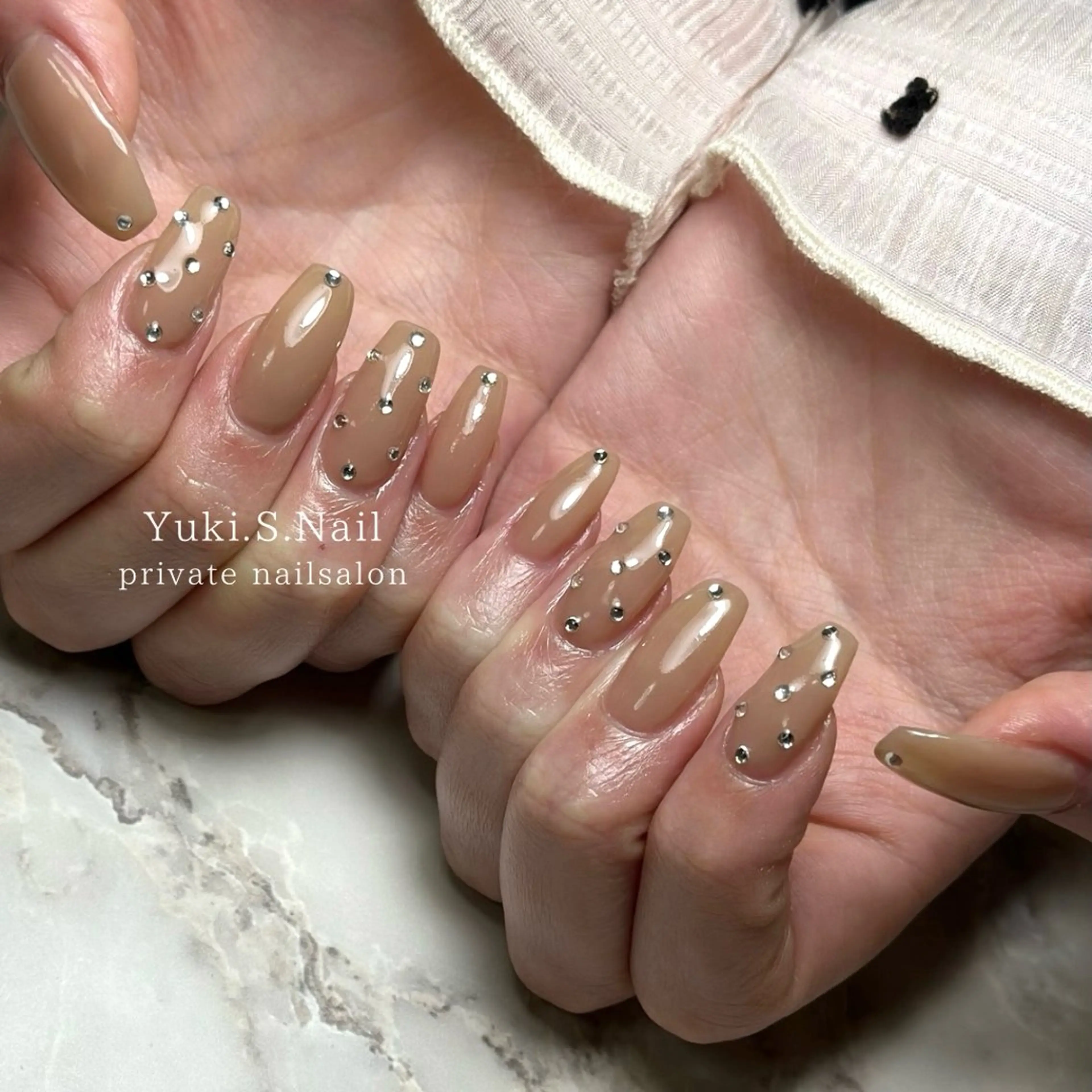 ロング ハンドネイル Yuki S.Nailのネイルデザイン