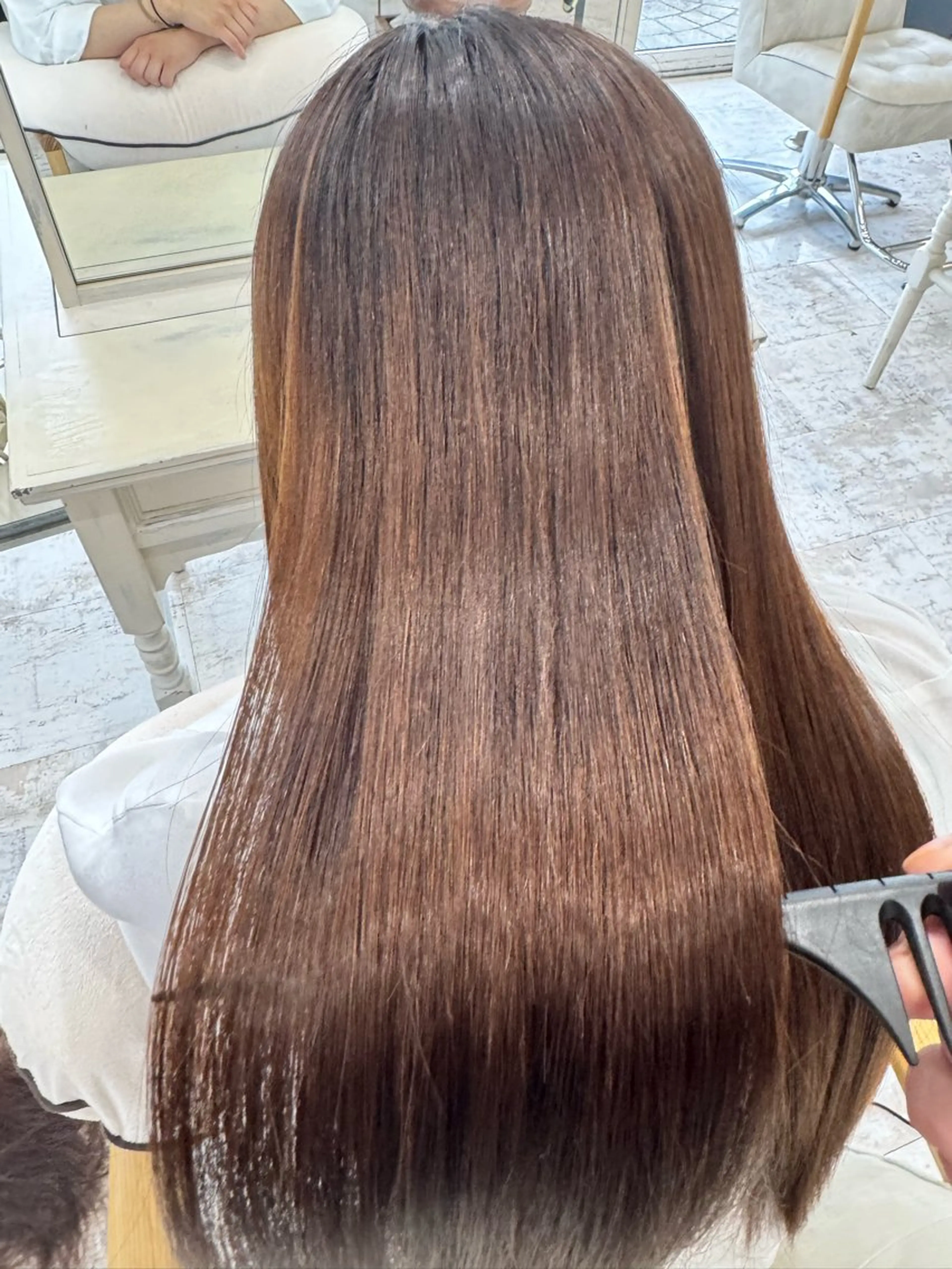 ロング パーマ ストレートパーマ 鈴木 将人のヘアスタイル