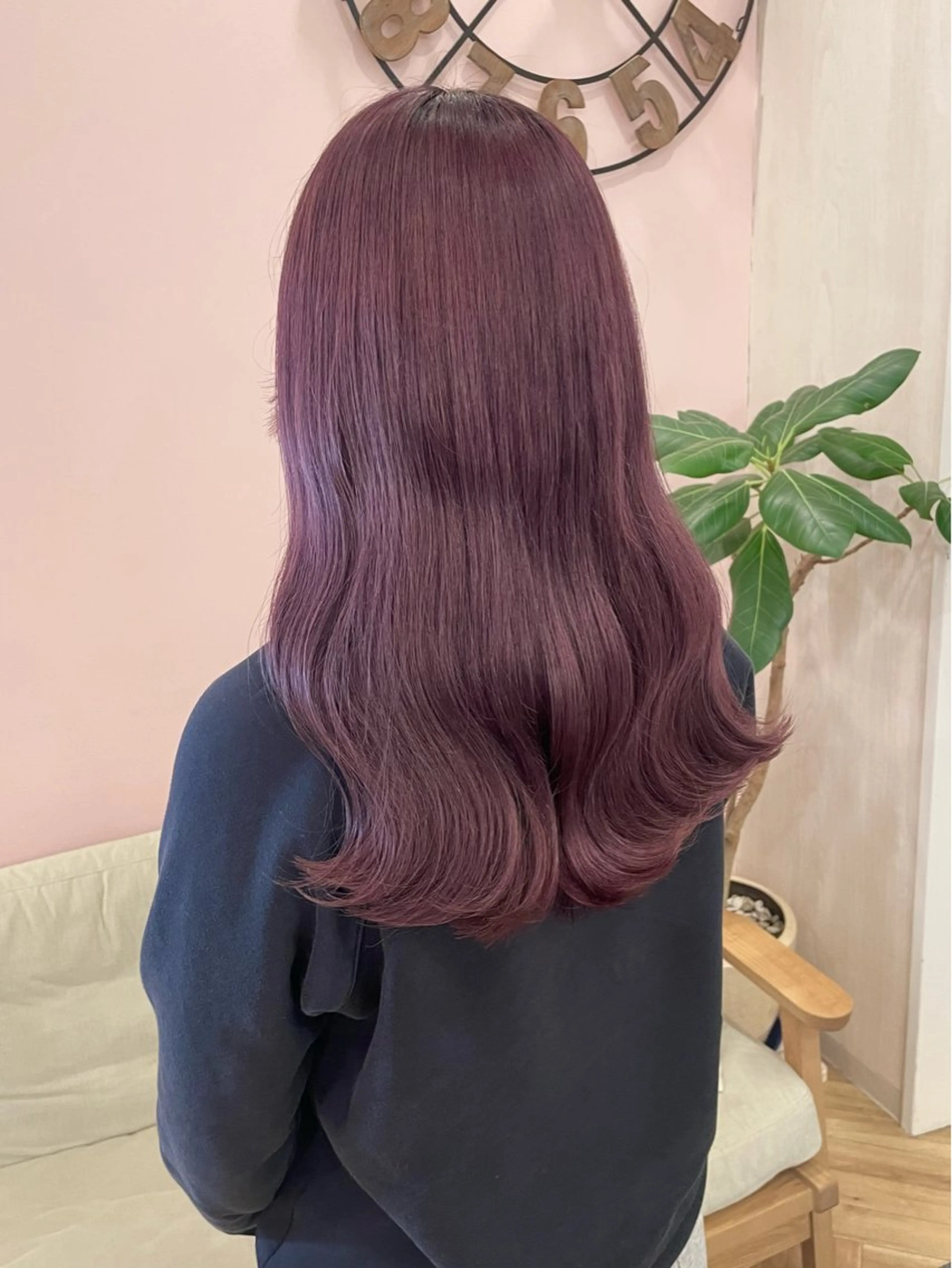 セミロング カラー カット ヘアカラー トリートメント ダブルカラー/ レイヤー🍒齋藤 澪のヘアスタイル