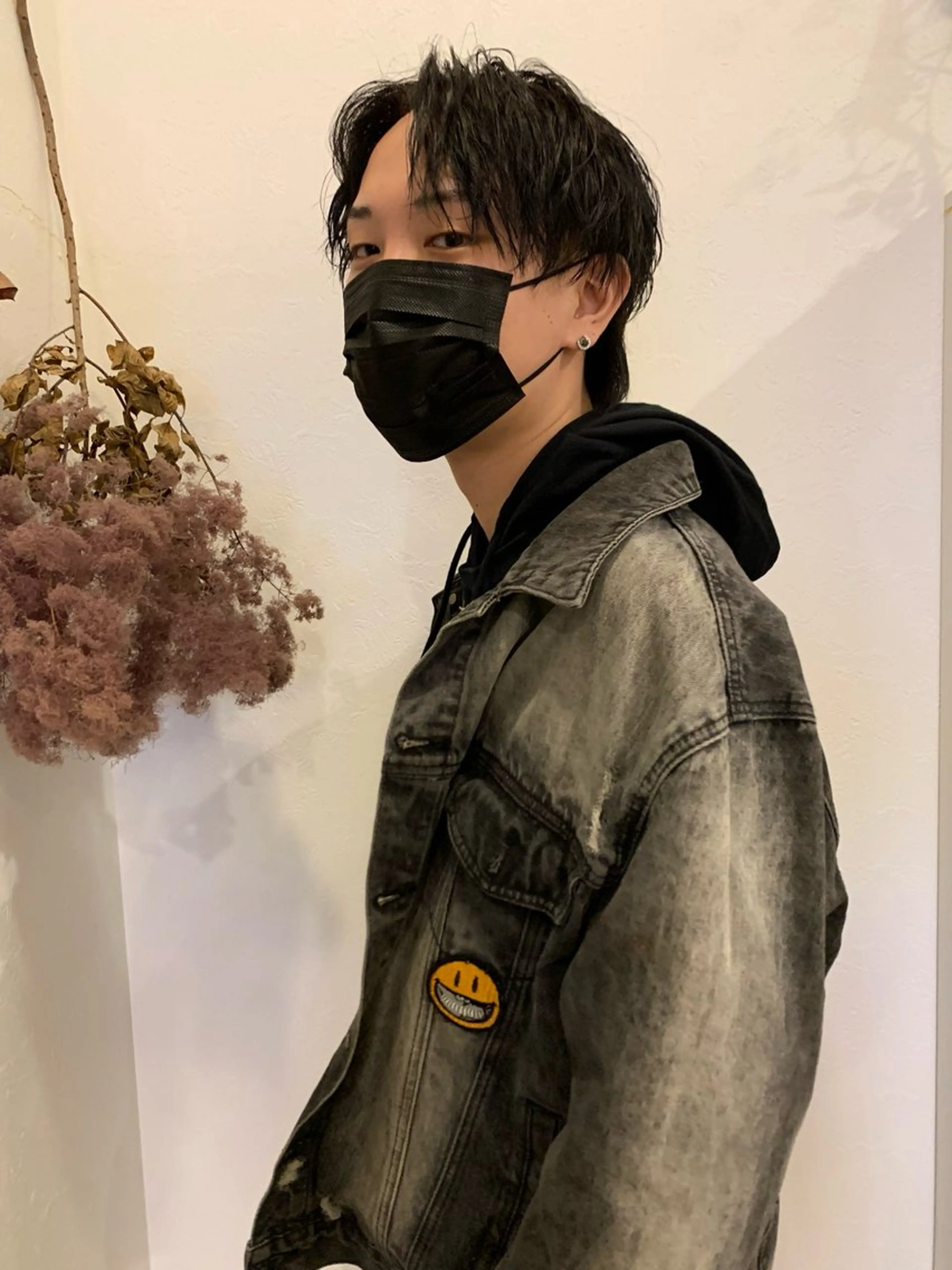 ショート メンズ メンズパーマ/ダウン パーマ/十文字玲音のヘアスタイル