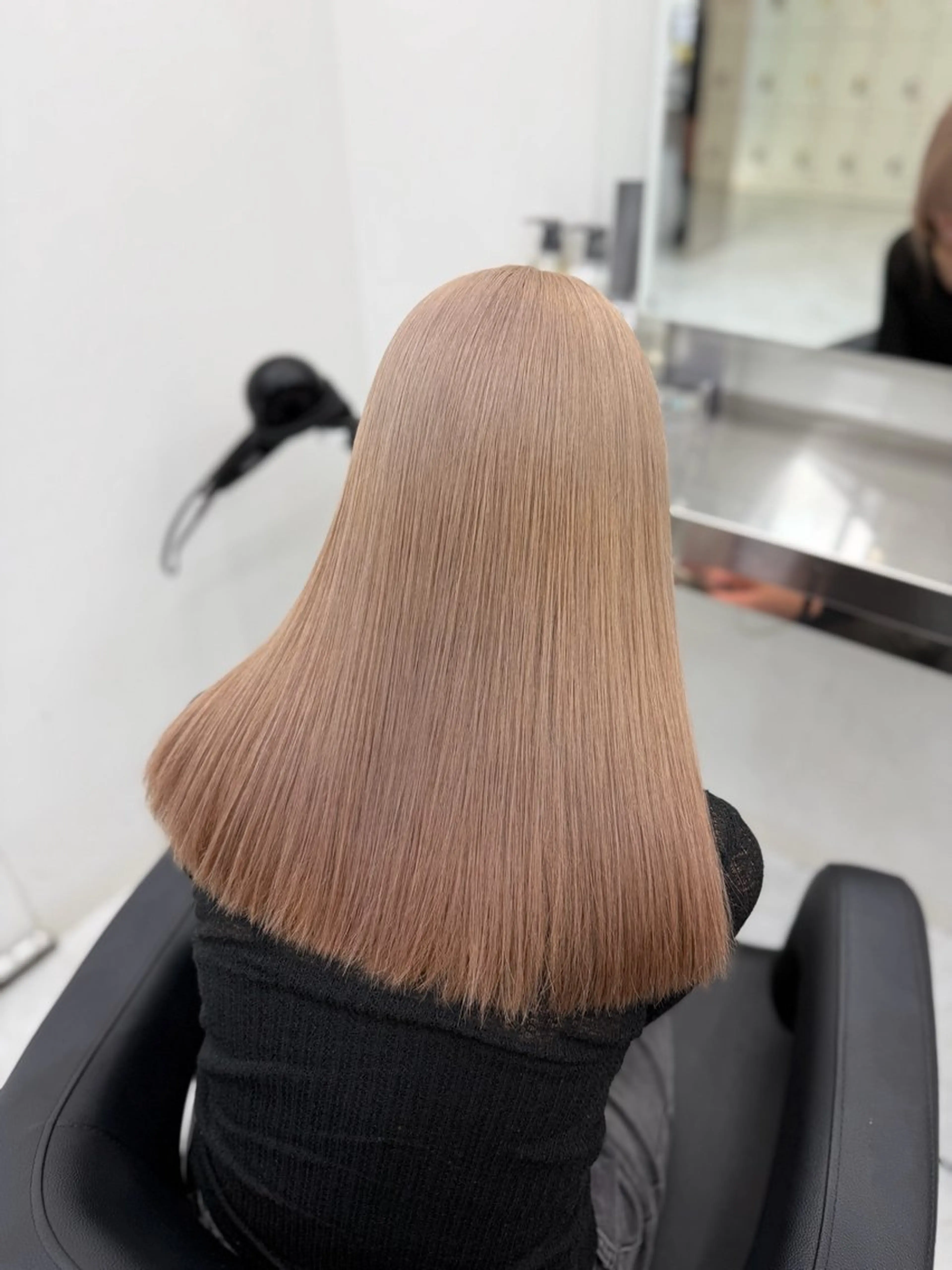 カラー ヘアカラー トリートメント 透明感ベージュ🎀 Anju/渋谷🎀のヘアスタイル