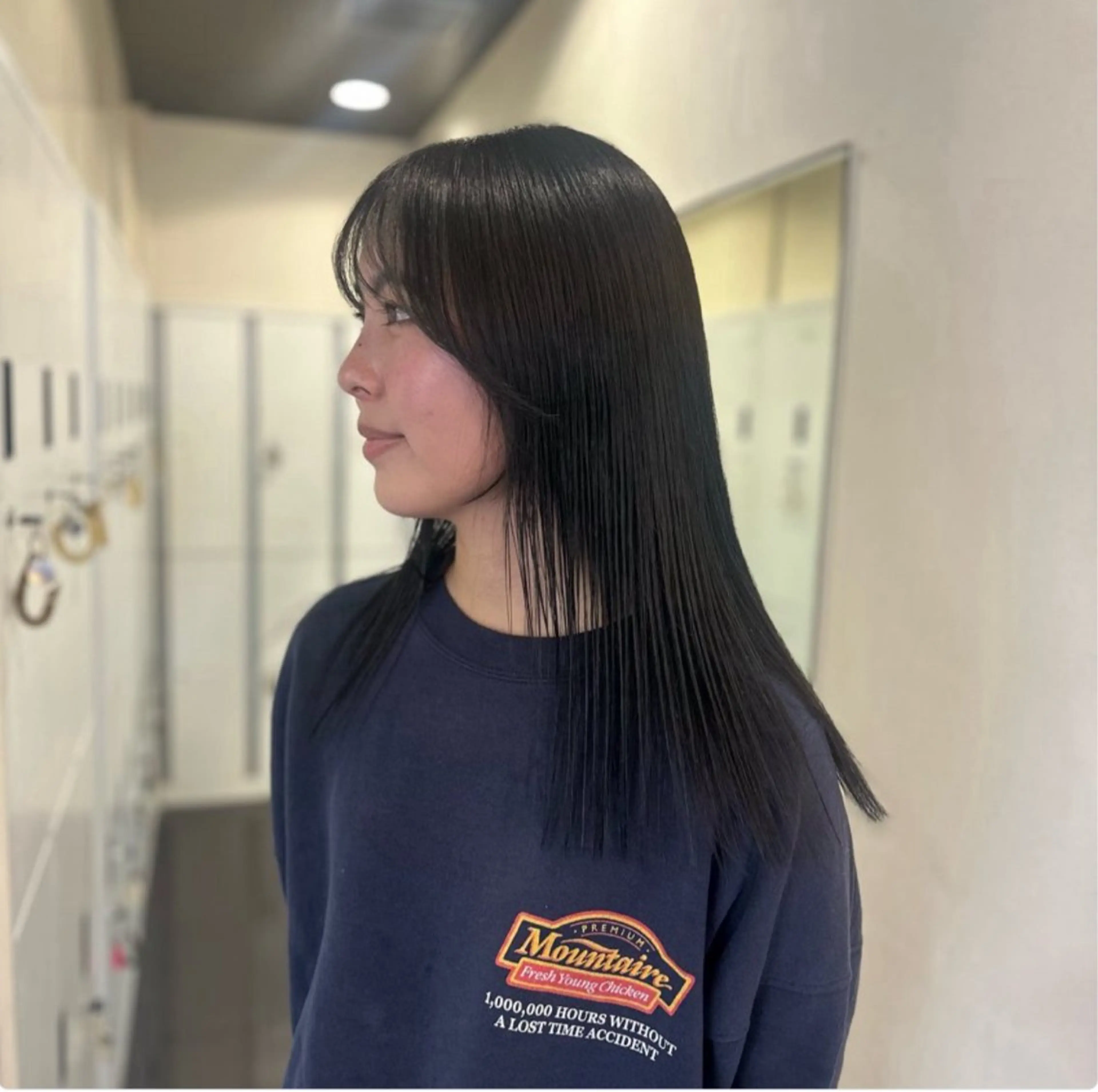 セミロング カラー ブリーチカラー/ベー ジュ/Hono🦖のヘアスタイル