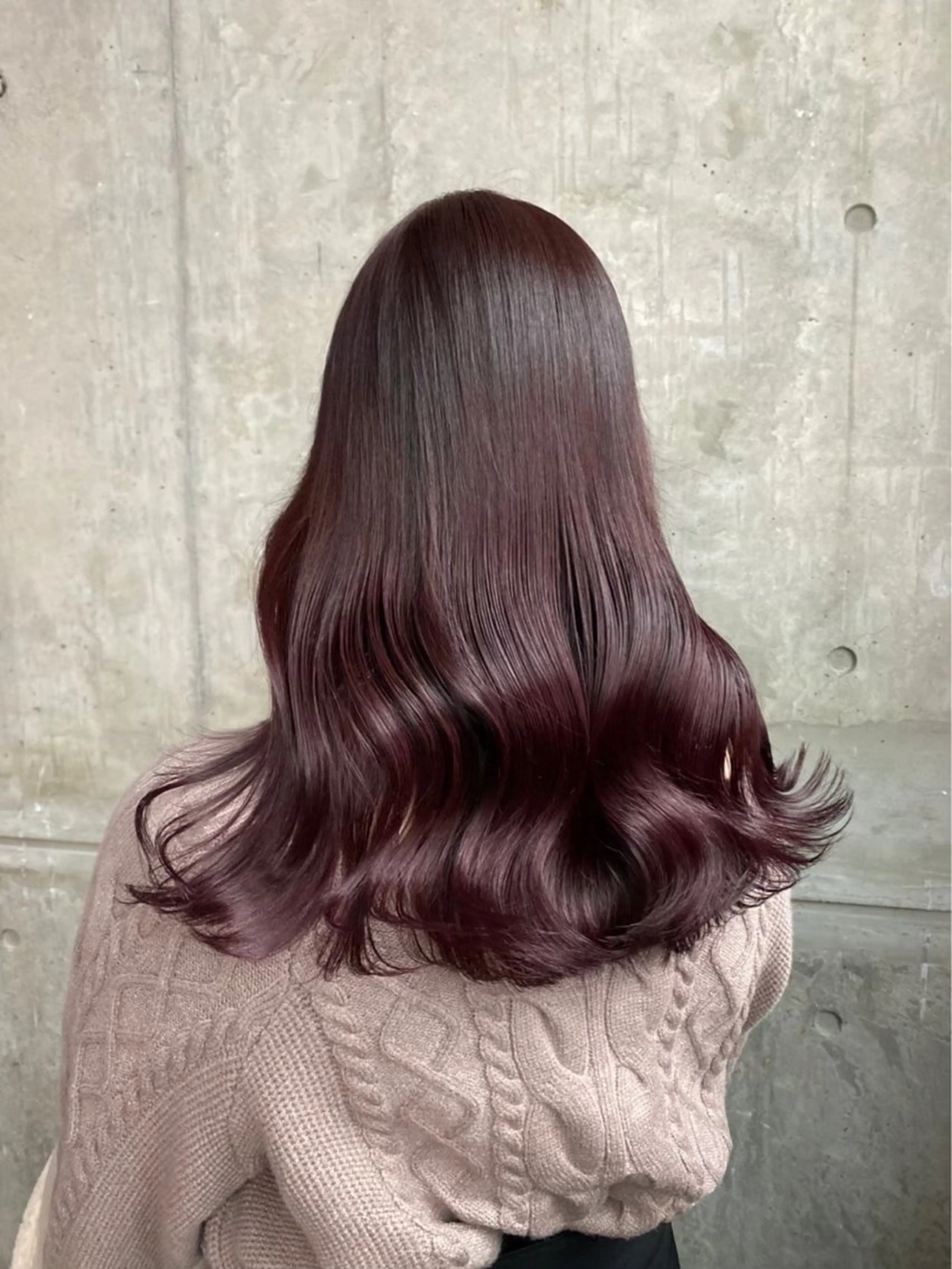 セミロング カラー 透明感カラー 似合わせstyle ❤︎misaki❤︎のヘアスタイル