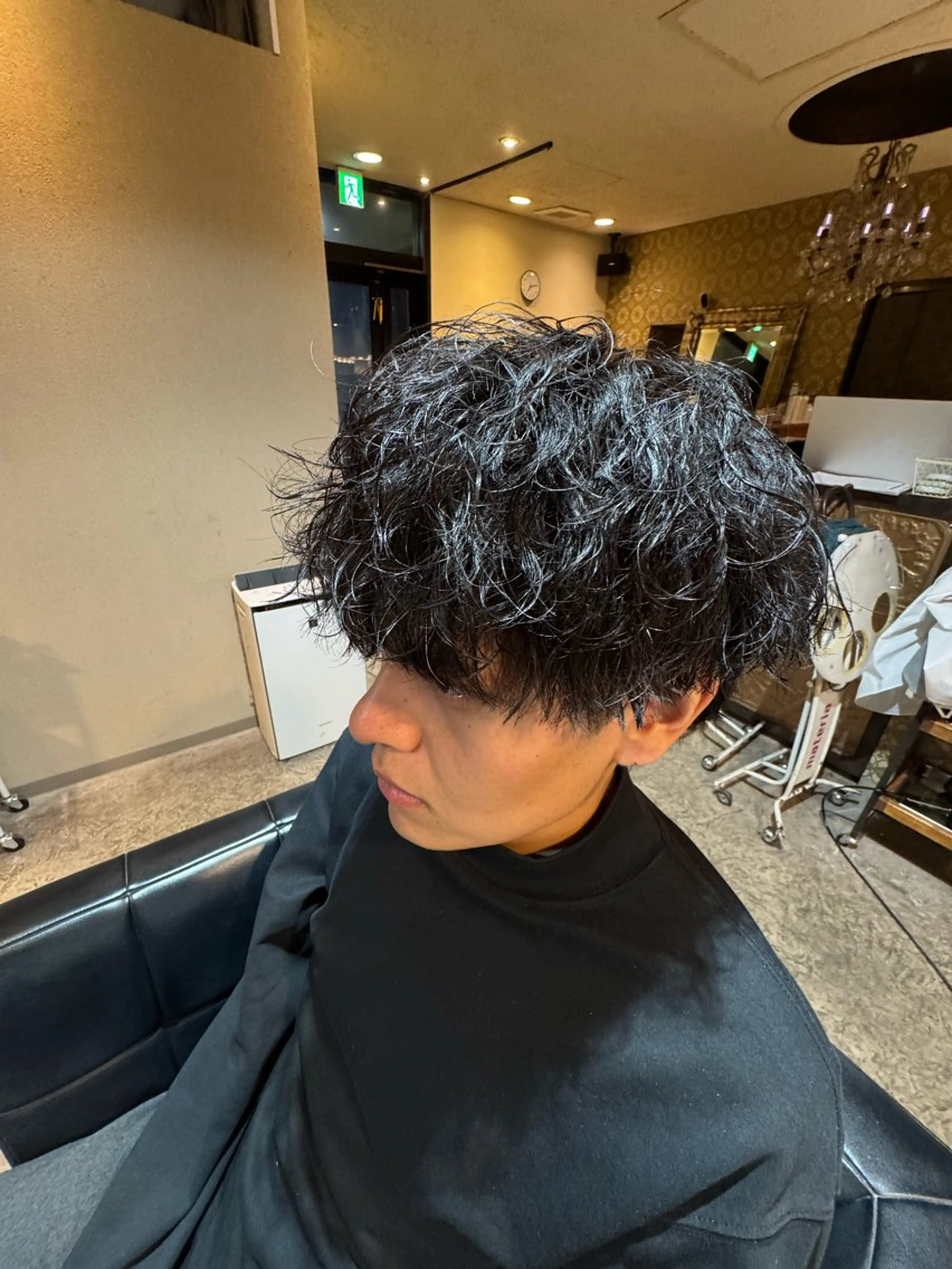 パーマ メンズ カット パーマ 河野 悠のヘアスタイル