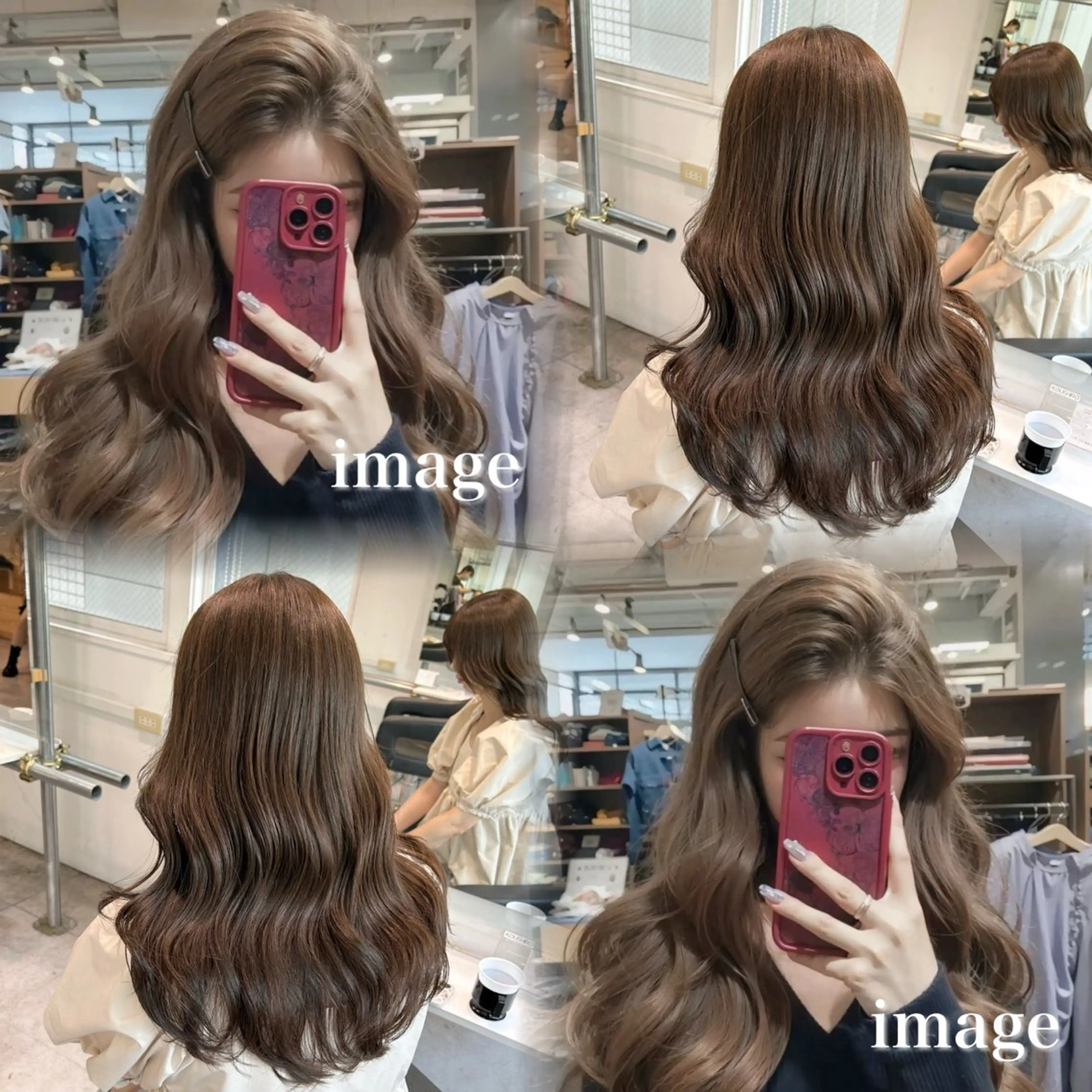 🍼ダブルカラー+オリジナルトリートメント🍼ブリーチありorなしから選べます︎💕︎の写真