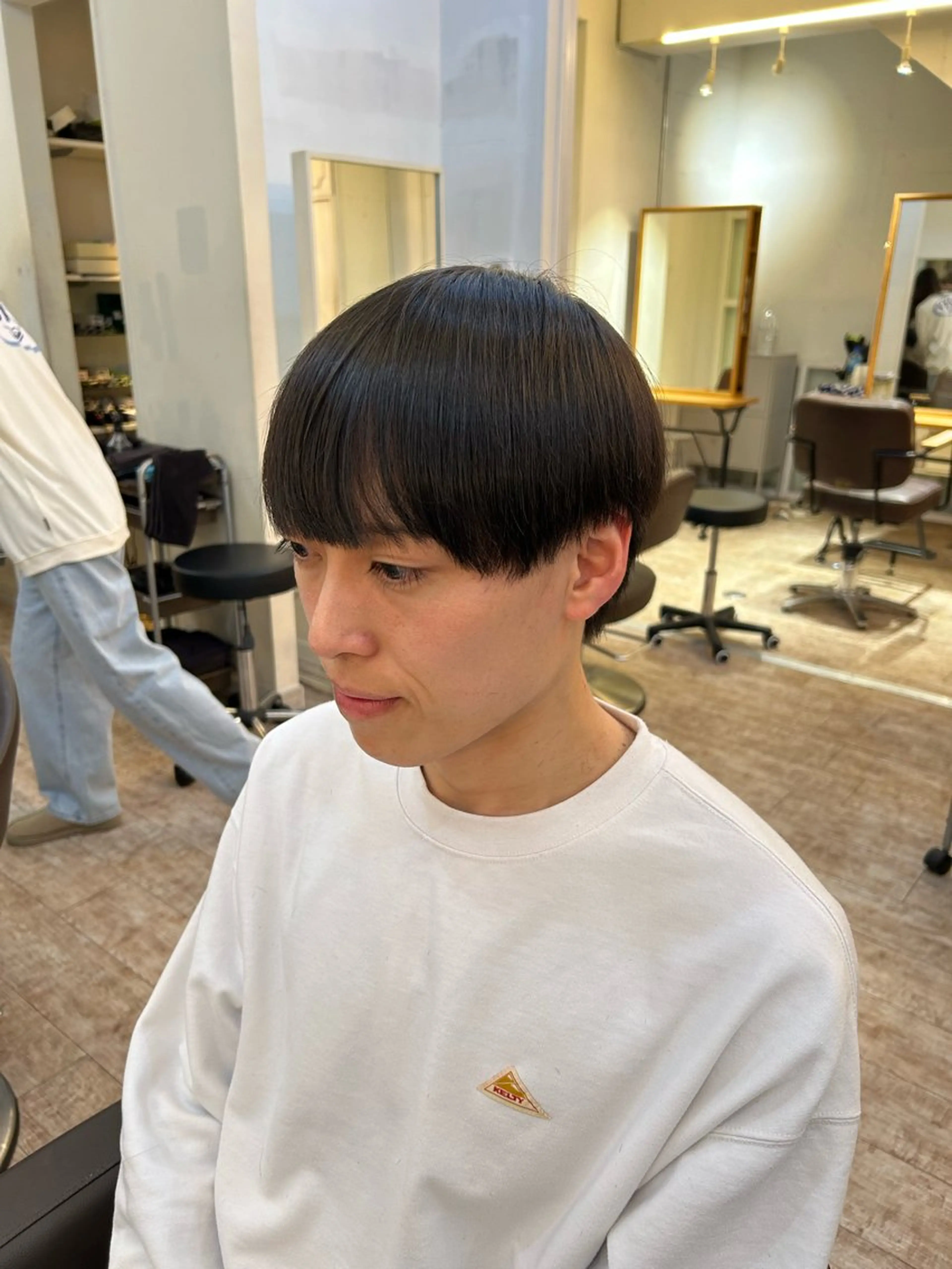 メンズ 刈り上げ 透明感カラー🧸艶髪 🫧manamiのヘアスタイル