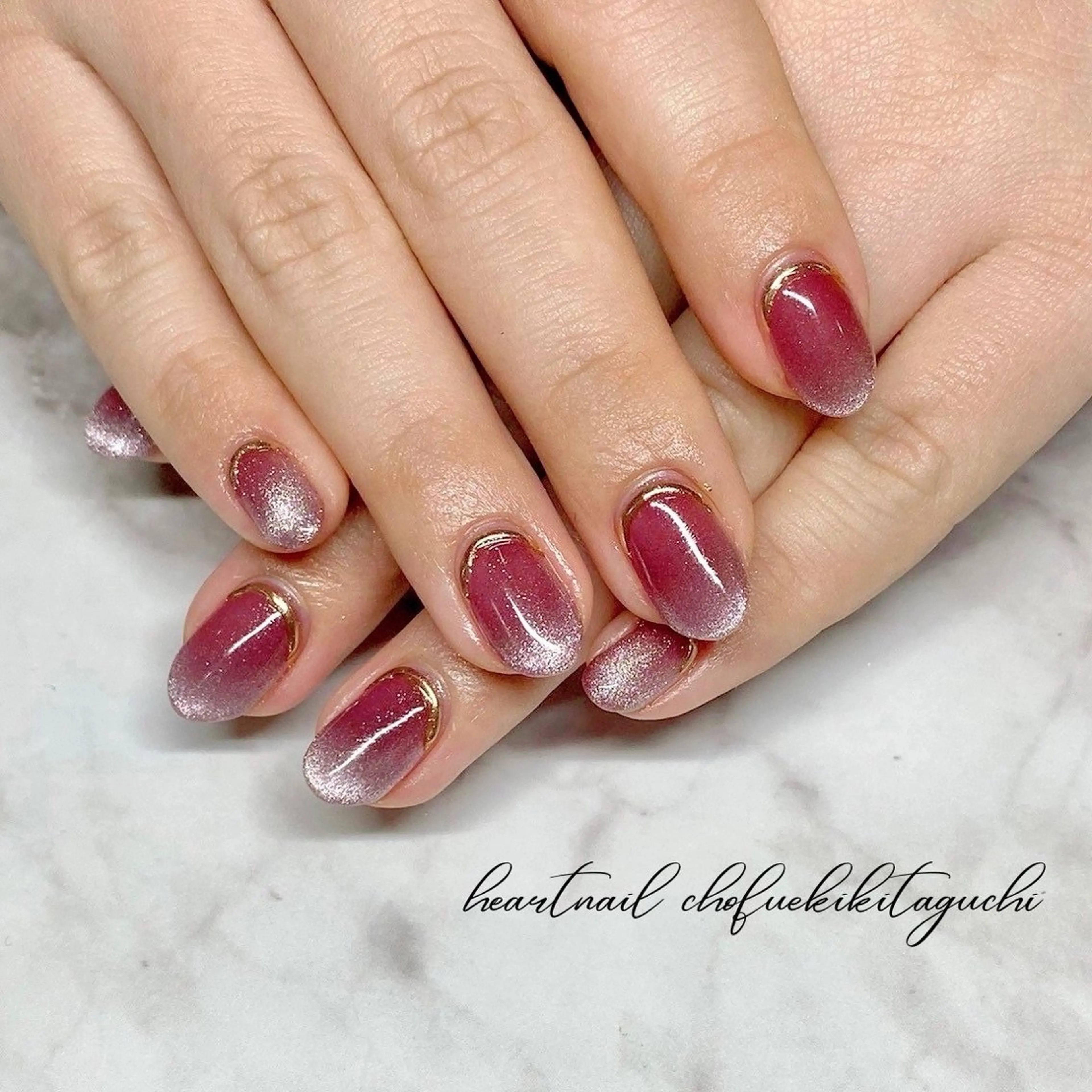 ネイル ハンドネイル 💎Heart Nail💎のネイルデザイン