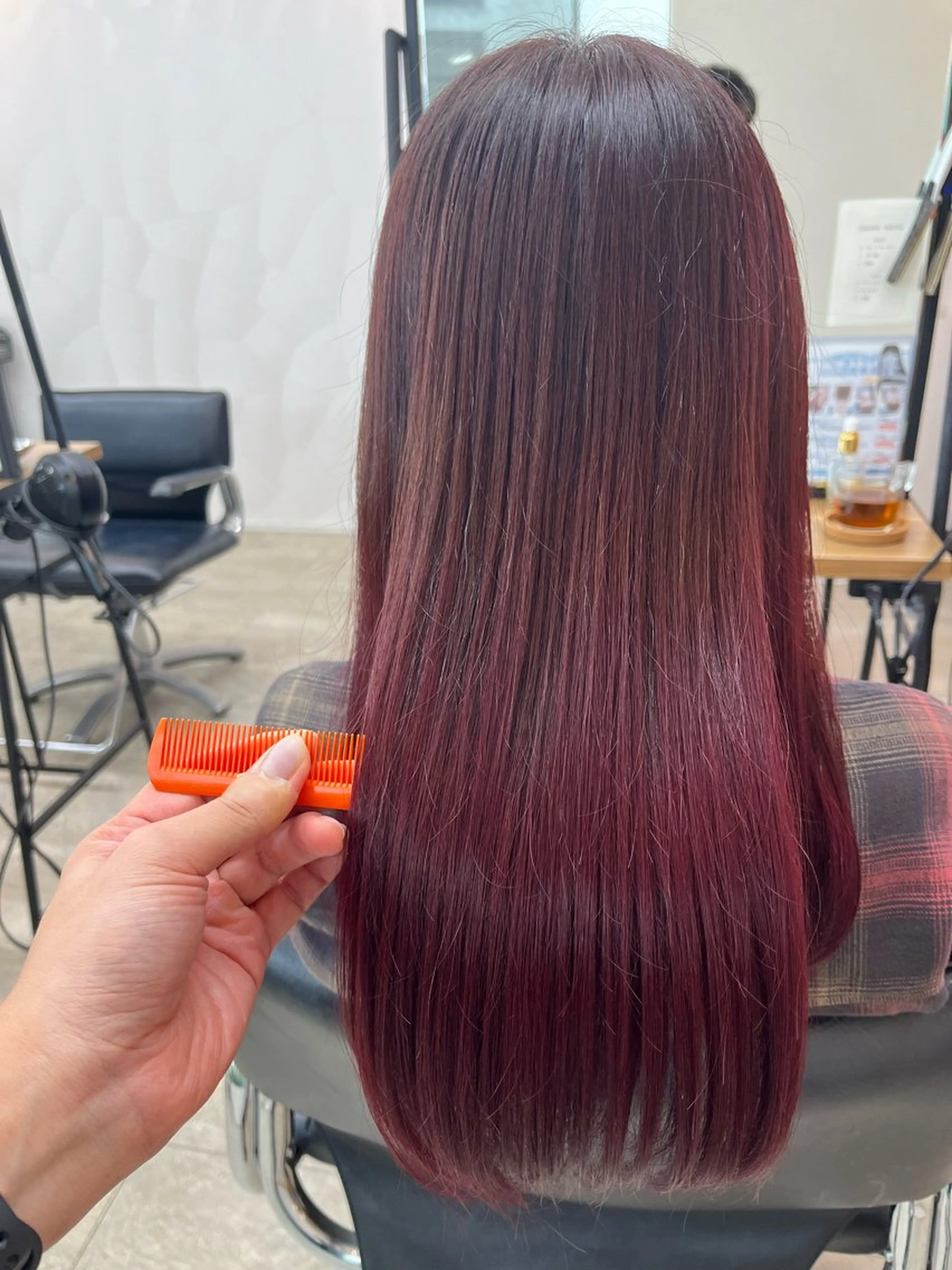 【超艶カラー】超高濃度水素ケアカラー＋リンケージTR ⭐️3回目のご来店まで新規クーポン利用可［金沢市/美容院/暖色］の写真